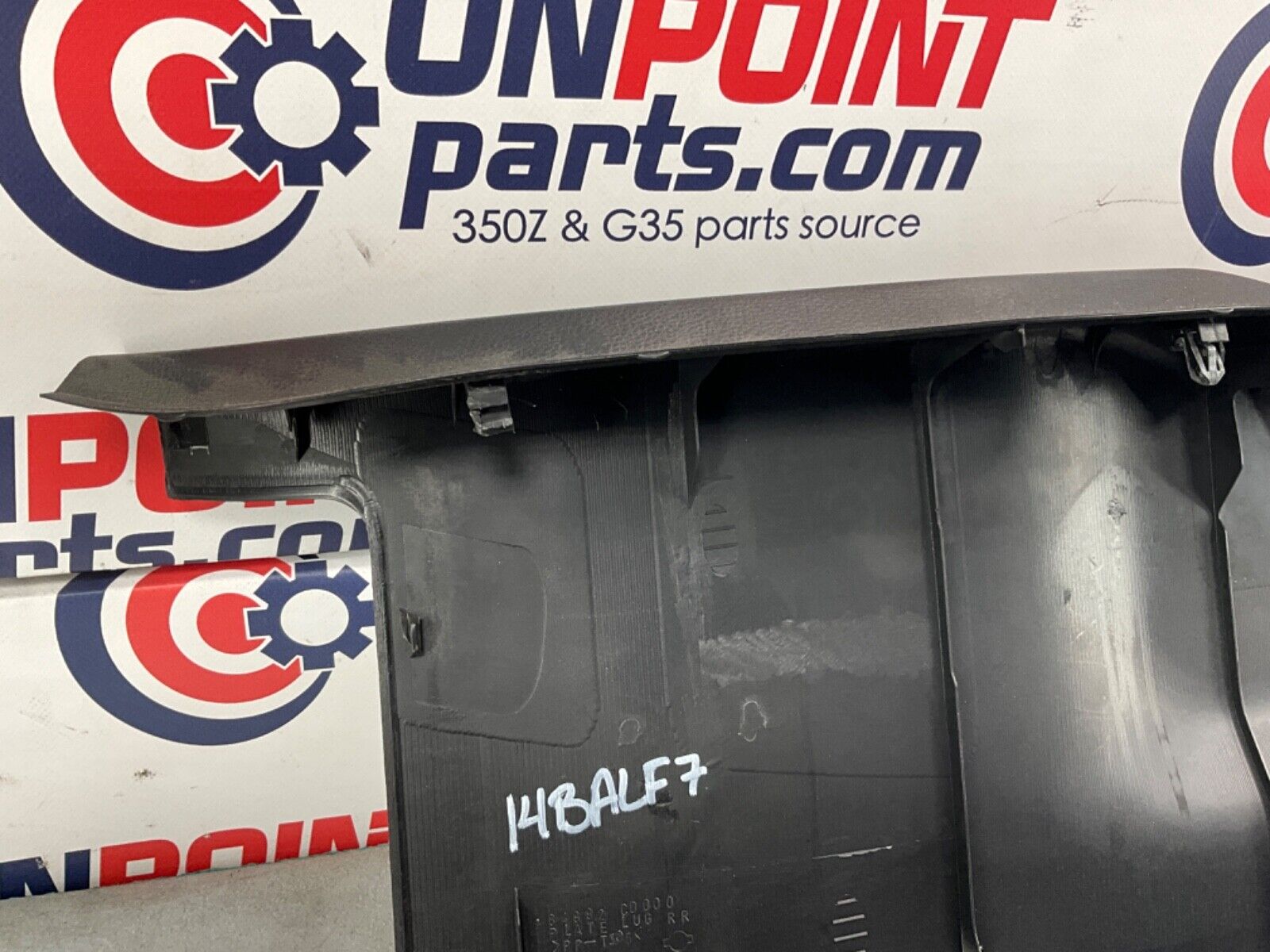 2004 Nissan Z33 350Z Rear Trunk Latch Trim 84992 OEM 14BALF7 - On Point Parts Inc