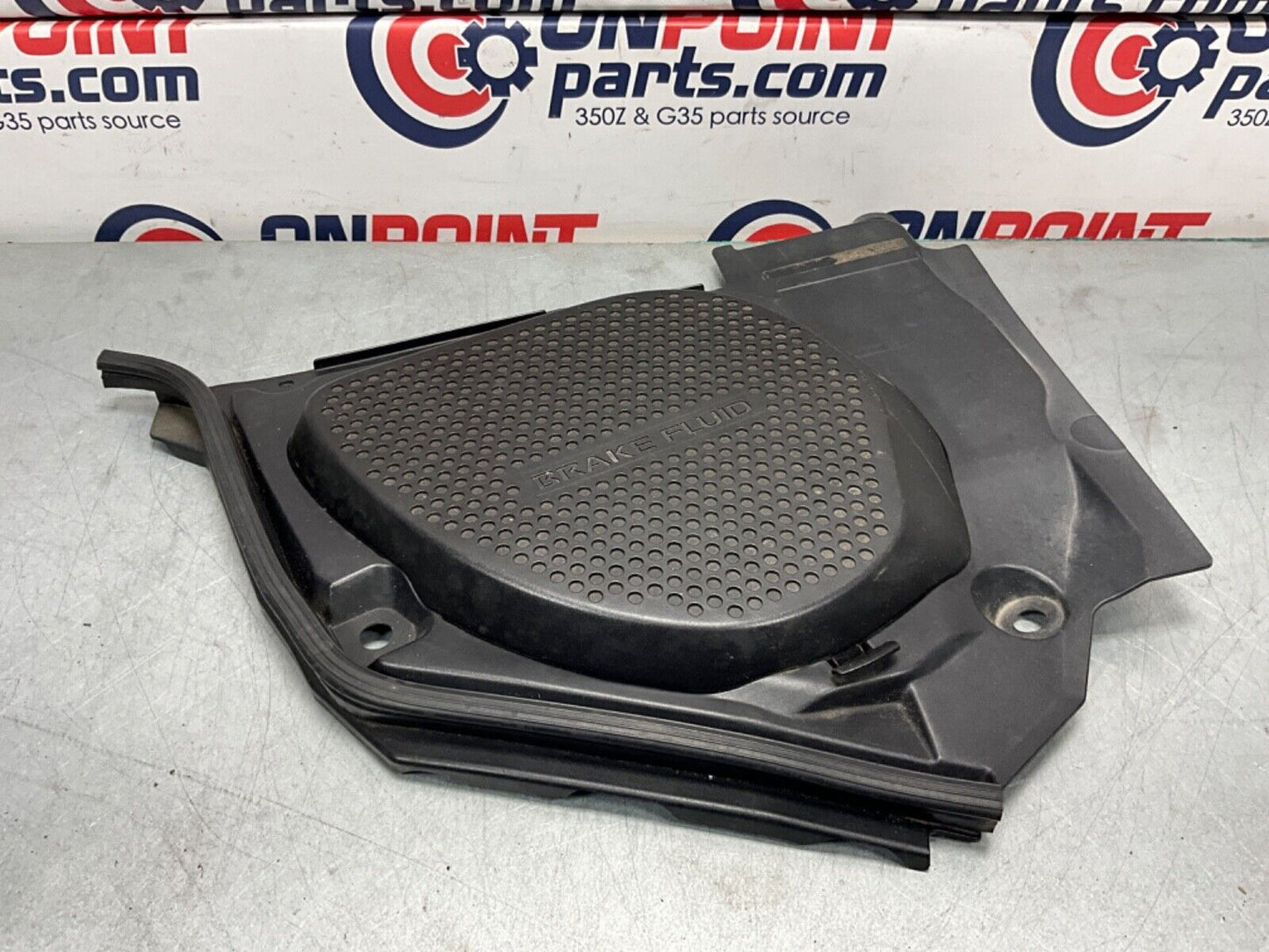 2004 Nissan Z33 350Z Driver Left Brake Fluid Cover Bezel Trim OEM 14BALF3 - On Point Parts Inc