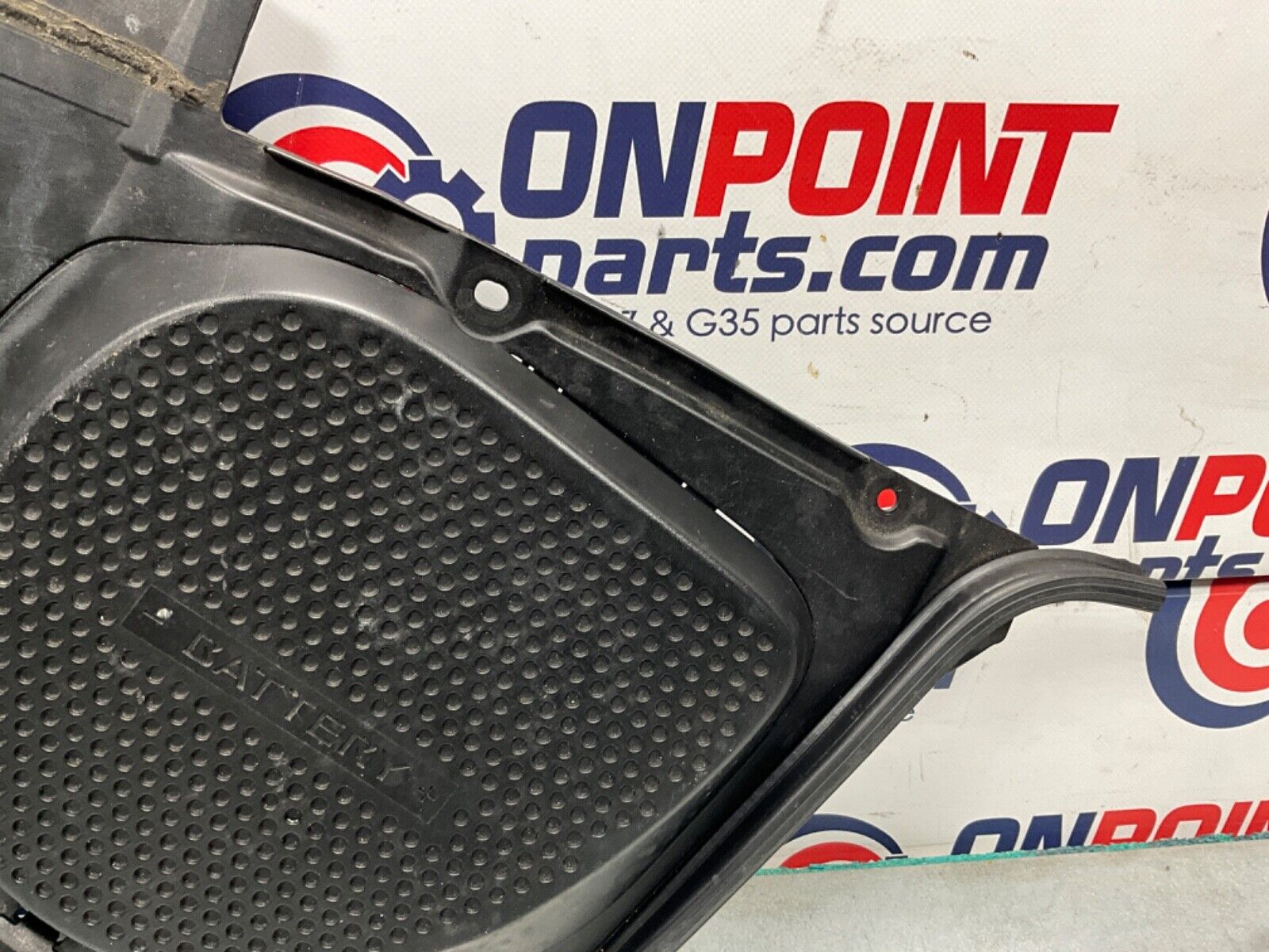 2004 Nissan Z33 350Z Passenger Right Battery Cover Bezel Trim OEM 14BALF3 - On Point Parts Inc