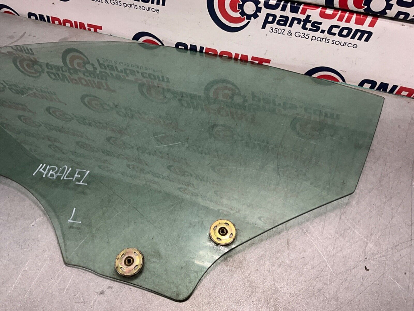 2004 Nissan Z33 350Z Coupe Driver Left Door Window Glass OEM 14BALF1 - On Point Parts Inc