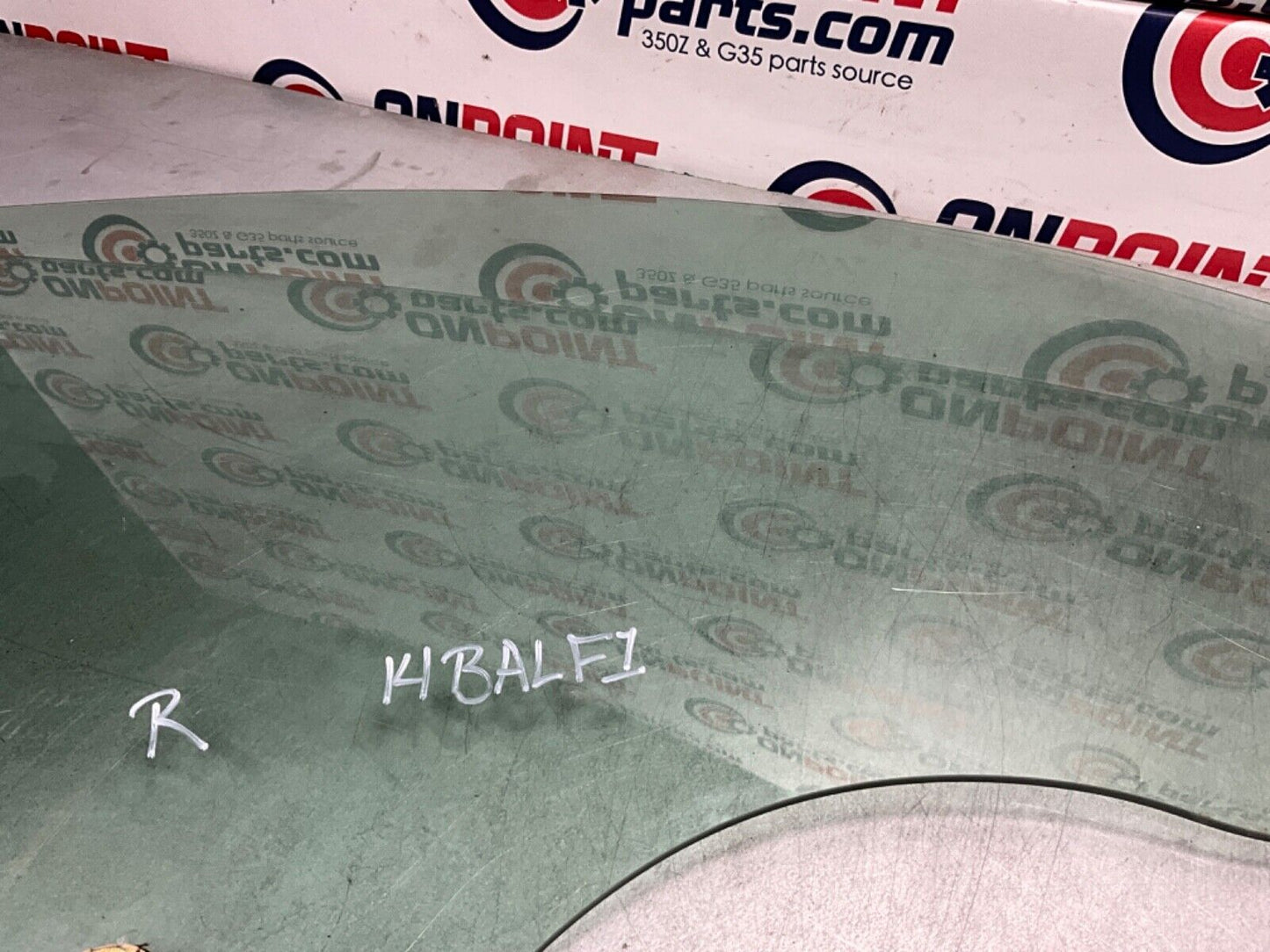 2004 Nissan Z33 350Z Coupe Passenger Right Door Window Glass OEM 14BALF1 - On Point Parts Inc