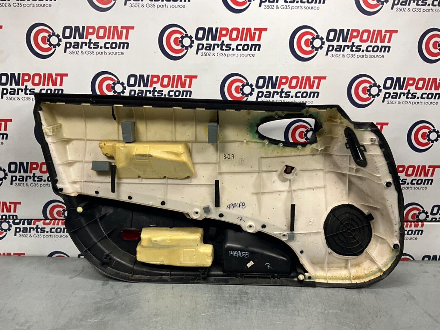 2004 Nissan Z33 350Z Passenger Right Door Trim Panel 80900 OEM 14BALF8 - On Point Parts Inc