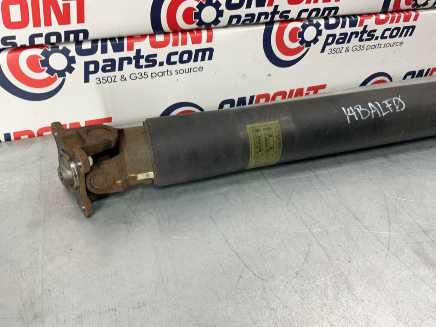 2004 Nissan Z33 350Z RWD Rear Wheel Drive Shaft Auto AT 93k OEM 14BALF0 - On Point Parts Inc