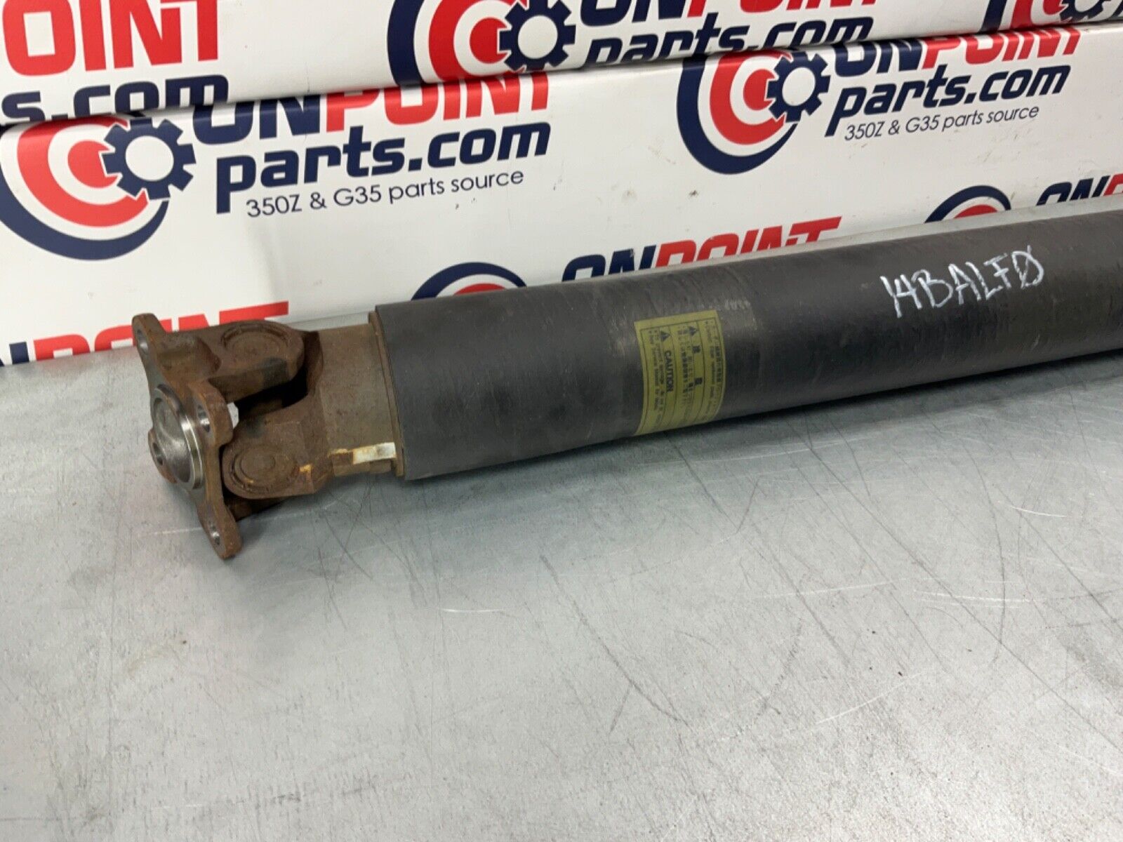 2004 Nissan Z33 350Z RWD Rear Wheel Drive Shaft Auto AT 93k OEM 14BALF0 - On Point Parts Inc