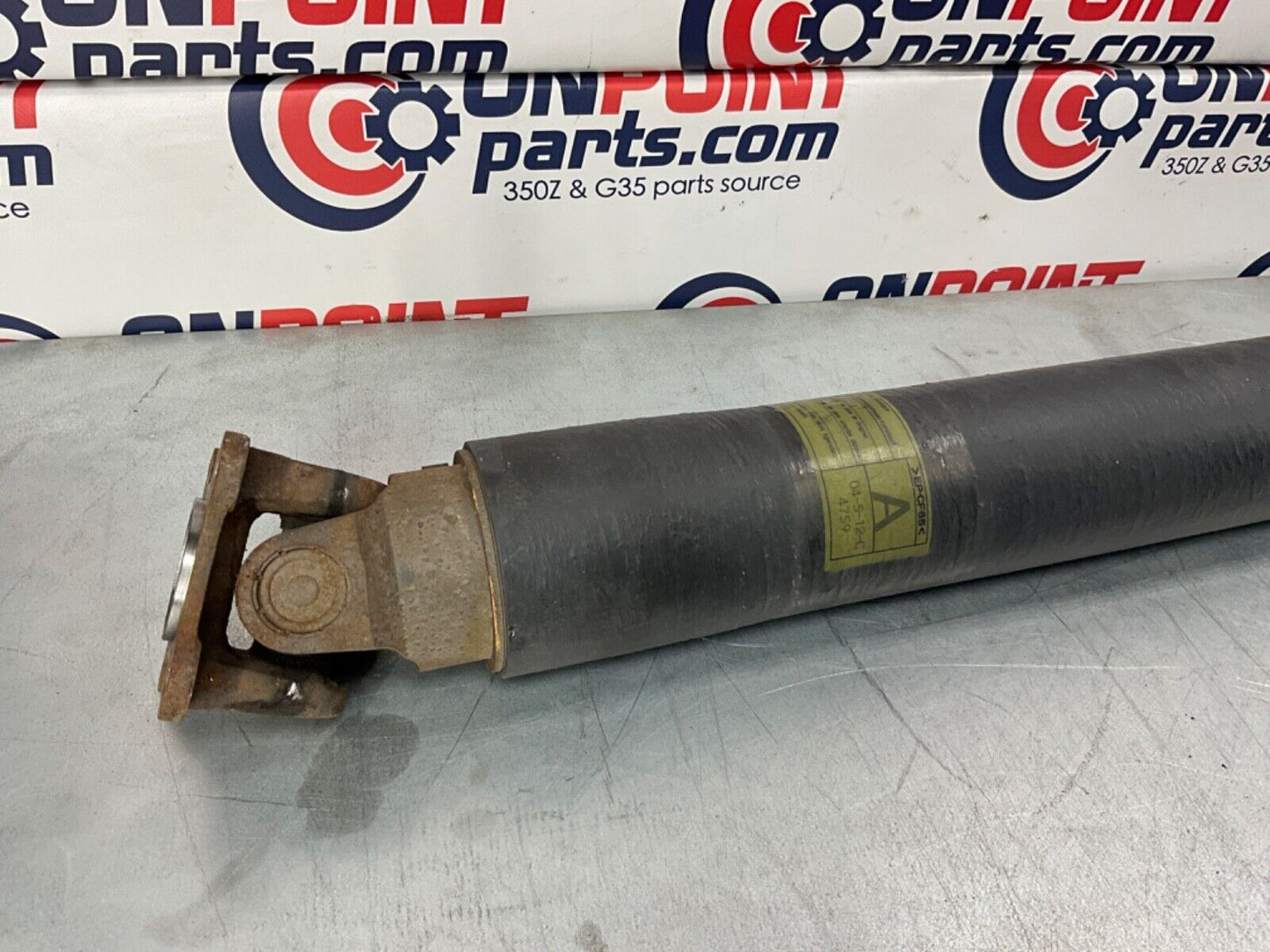 2004 Nissan Z33 350Z RWD Rear Wheel Drive Shaft Auto AT 93k OEM 14BALF0 - On Point Parts Inc