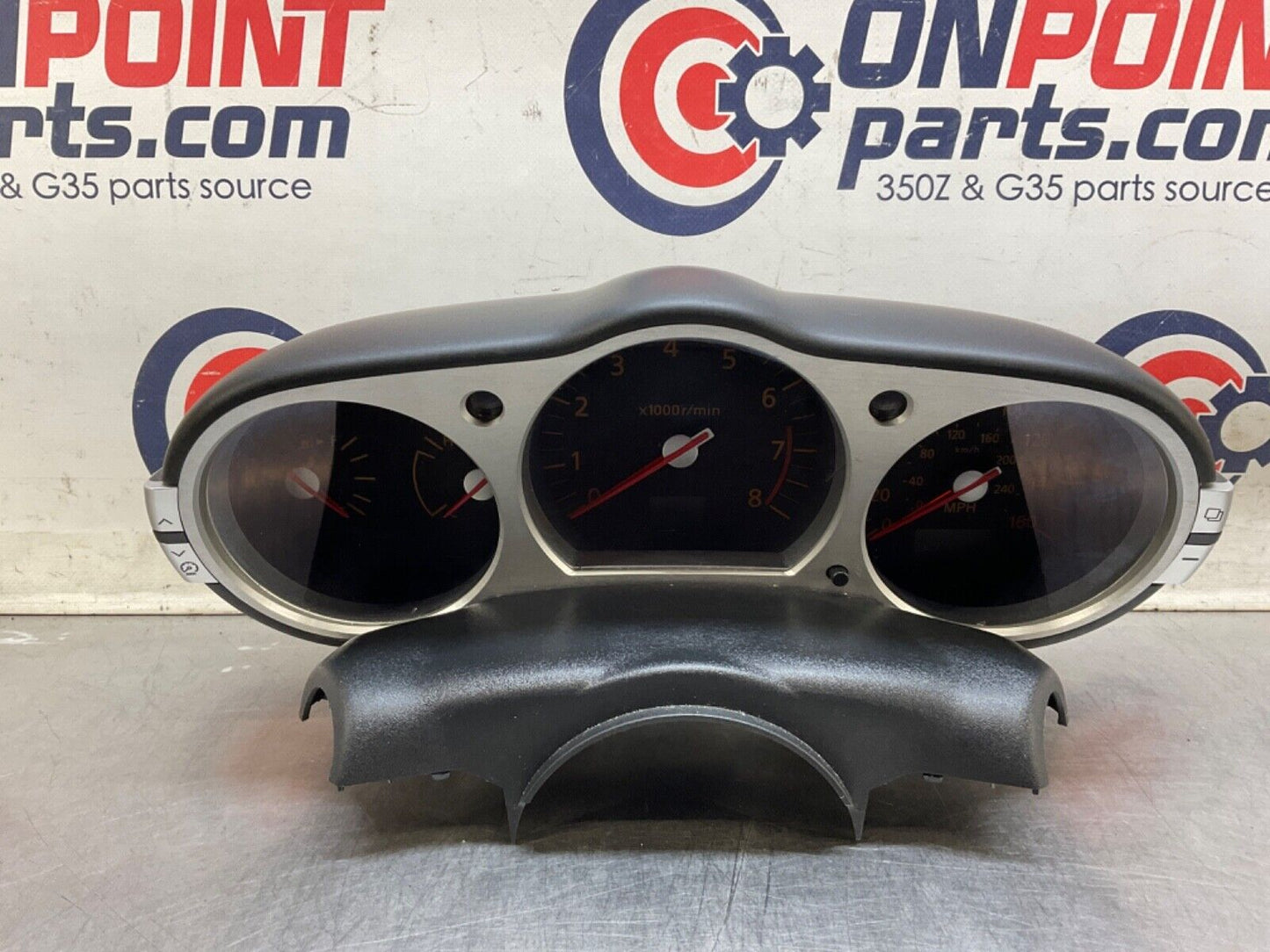 2004 Nissan Z33 350Z Speedometer Instrument Gauge Cluster 93k AT OEM 14BALFC - On Point Parts Inc