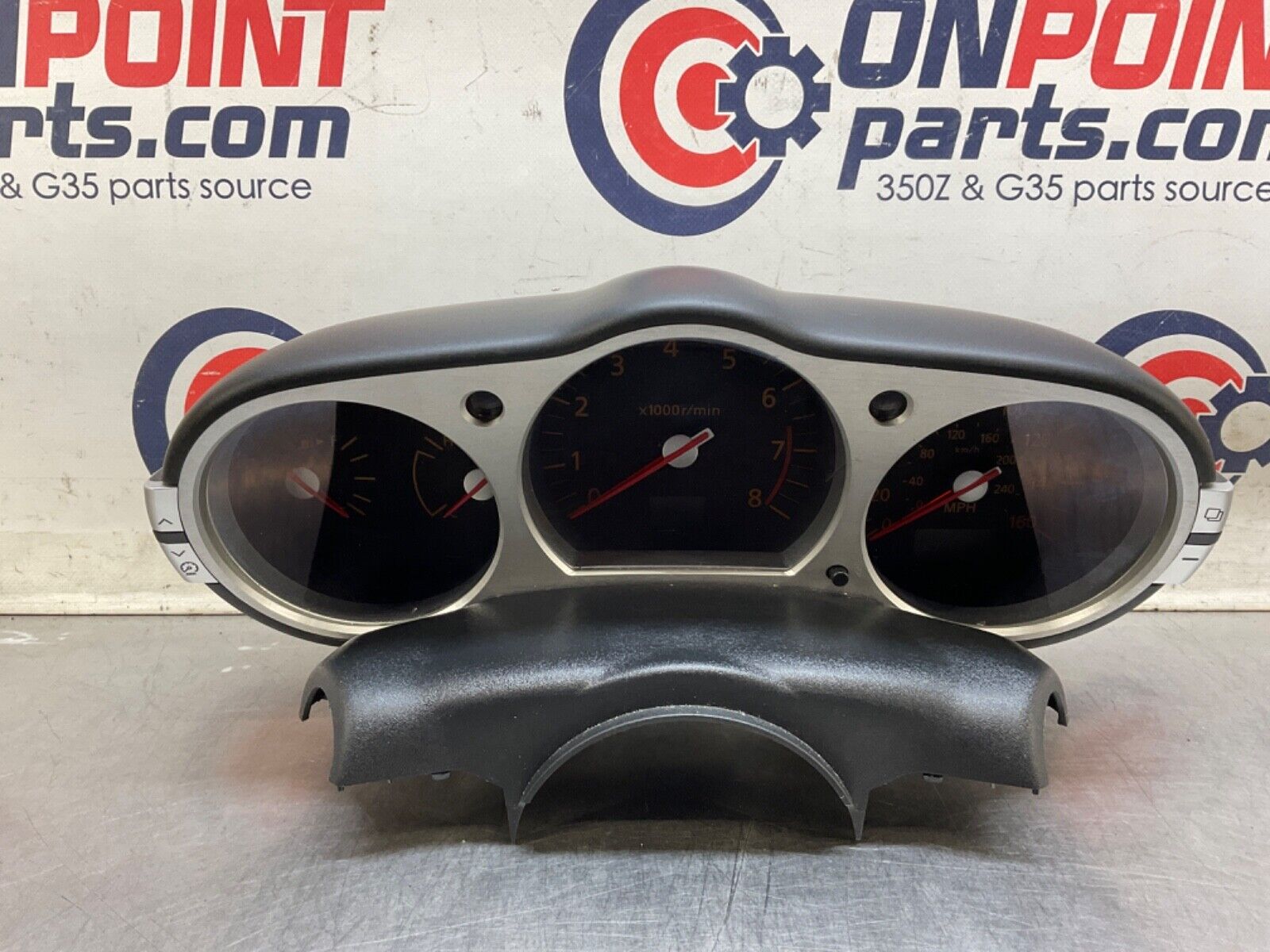 2004 Nissan Z33 350Z Speedometer Instrument Gauge Cluster 93k AT OEM 14BALFC - On Point Parts Inc