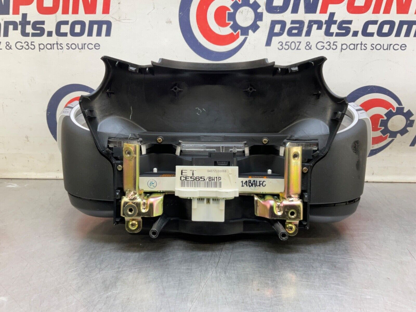 2004 Nissan Z33 350Z Speedometer Instrument Gauge Cluster 93k AT OEM 14BALFC - On Point Parts Inc