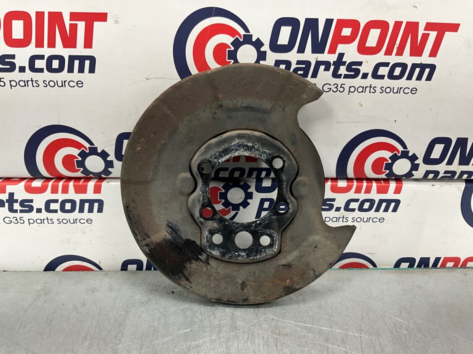 2004 Nissan 350Z Passenger Right Rear Brake Dust Shield Baffle Plate OEM 14BALFK - On Point Parts Inc