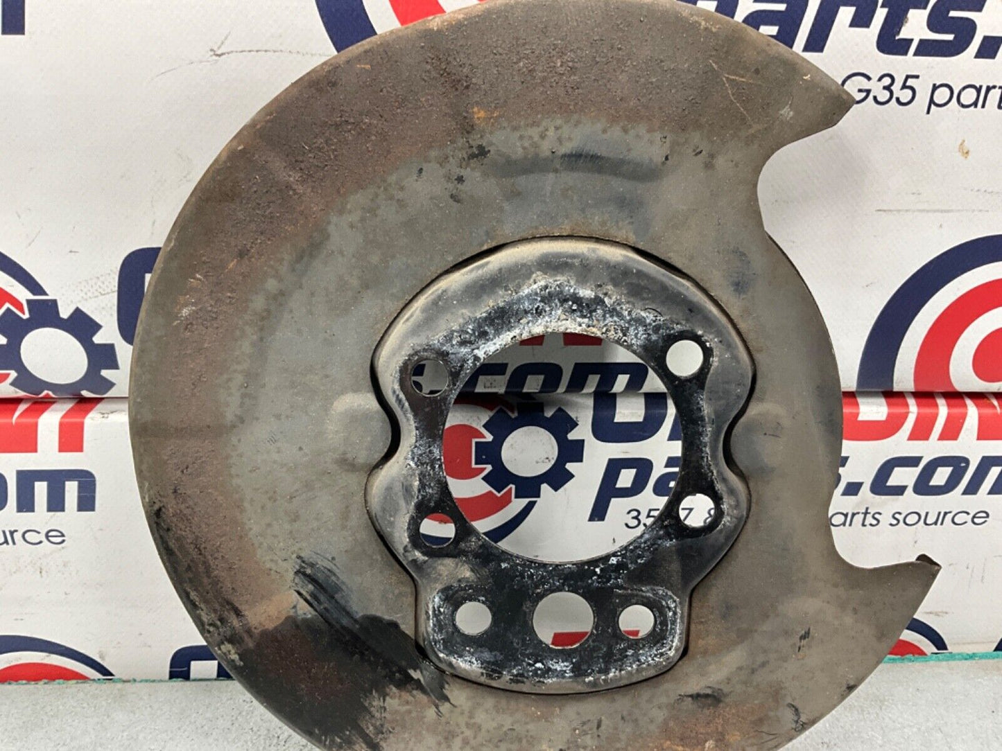 2004 Nissan 350Z Passenger Right Rear Brake Dust Shield Baffle Plate OEM 14BALFK - On Point Parts Inc