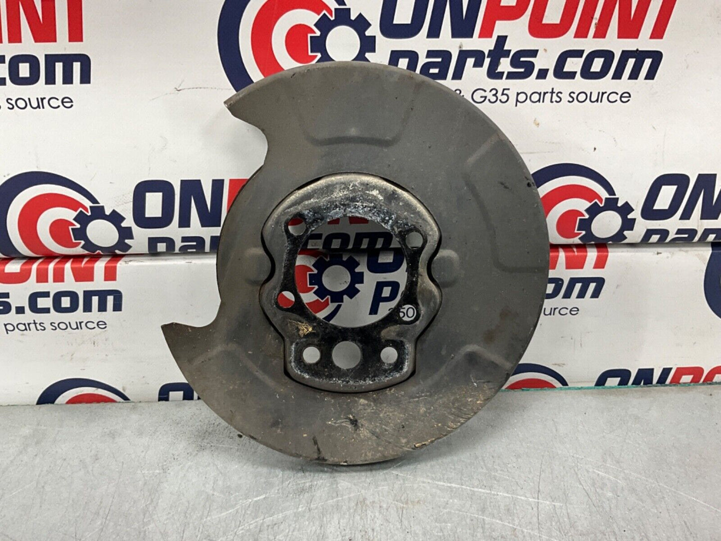 2004 Nissan Z33 350Z Driver Left Rear Brake Dust Shield Baffle Plate OEM 14BALFG - On Point Parts Inc