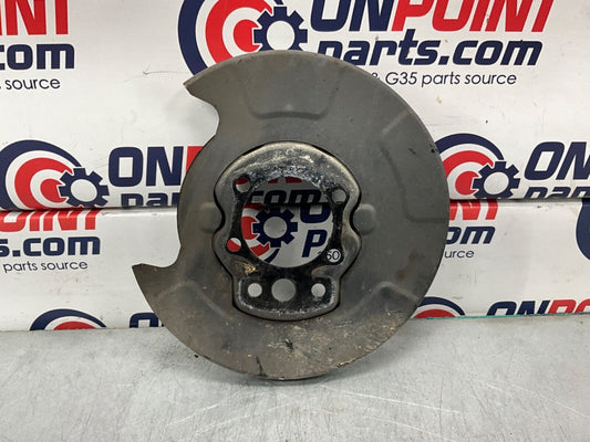 2004 Nissan Z33 350Z Driver Left Rear Brake Dust Shield Baffle Plate OEM 14BALFG - On Point Parts Inc
