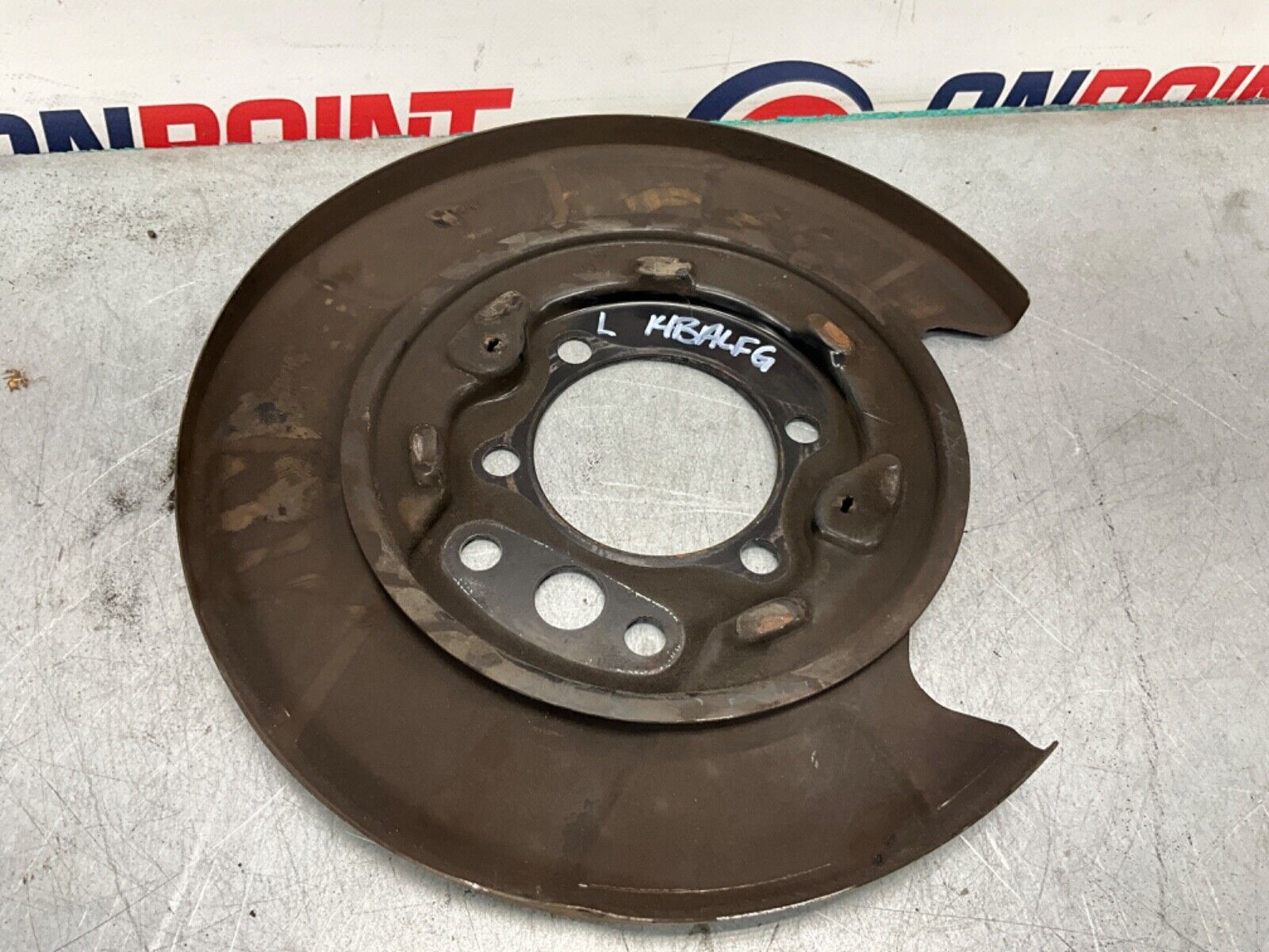 2004 Nissan Z33 350Z Driver Left Rear Brake Dust Shield Baffle Plate OEM 14BALFG - On Point Parts Inc