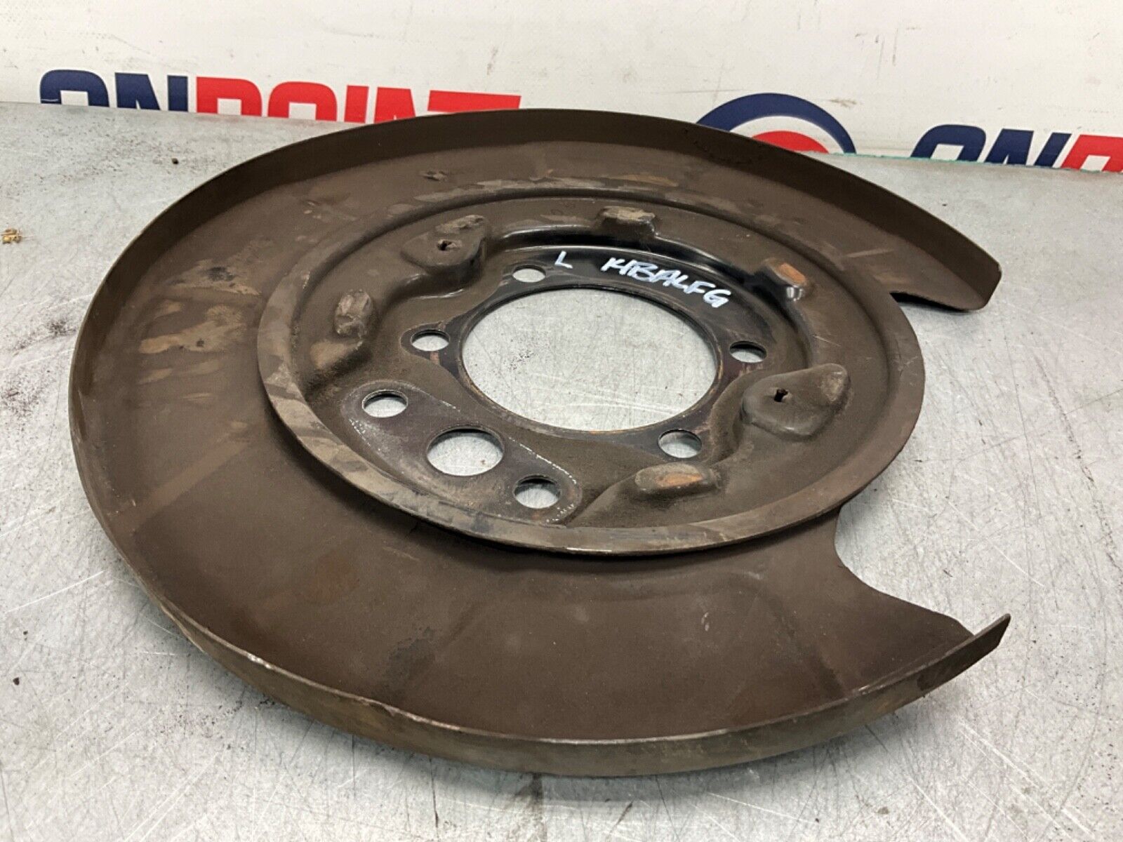 2004 Nissan Z33 350Z Driver Left Rear Brake Dust Shield Baffle Plate OEM 14BALFG - On Point Parts Inc