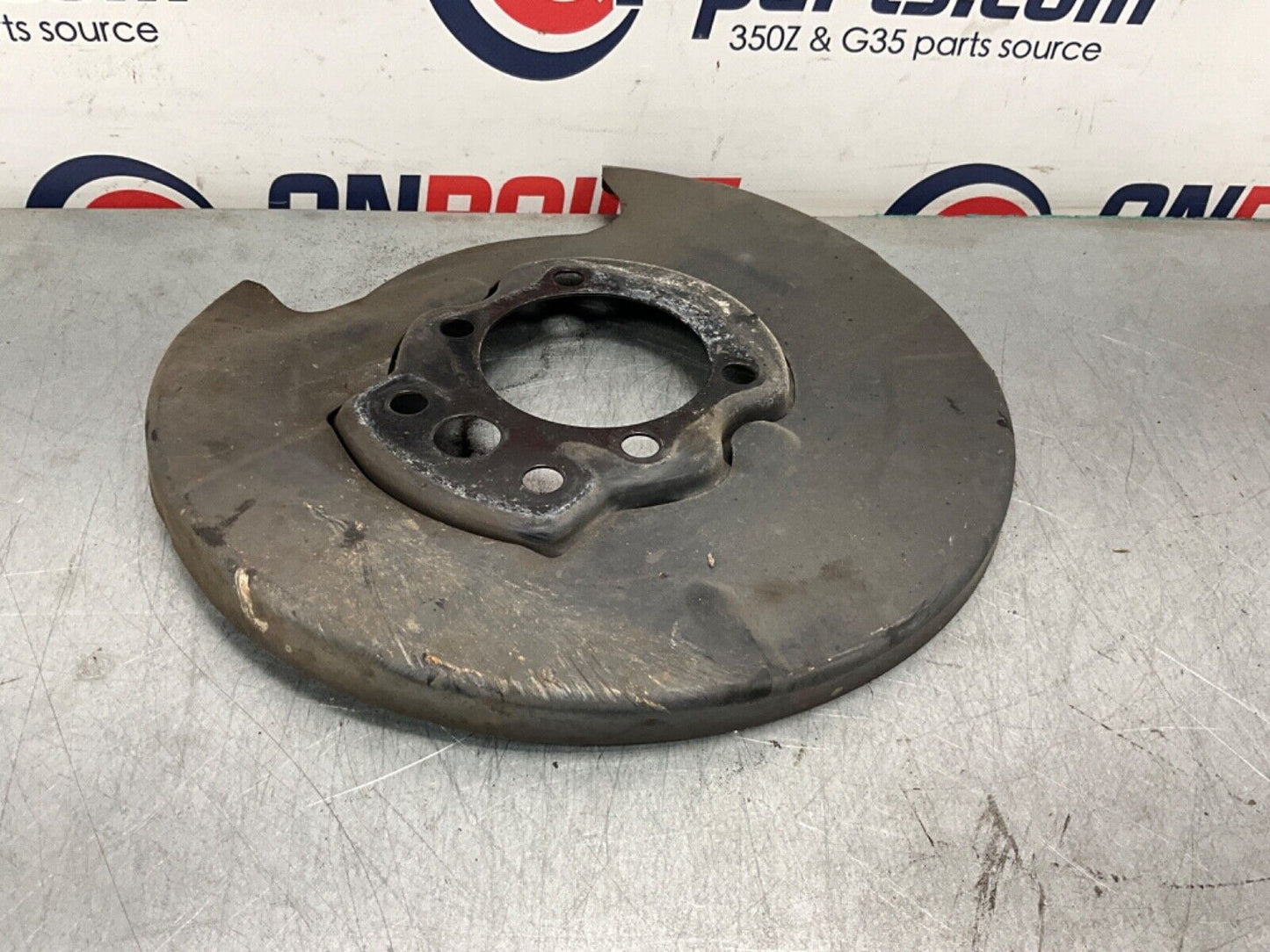 2004 Nissan Z33 350Z Driver Left Rear Brake Dust Shield Baffle Plate OEM 14BALFG - On Point Parts Inc