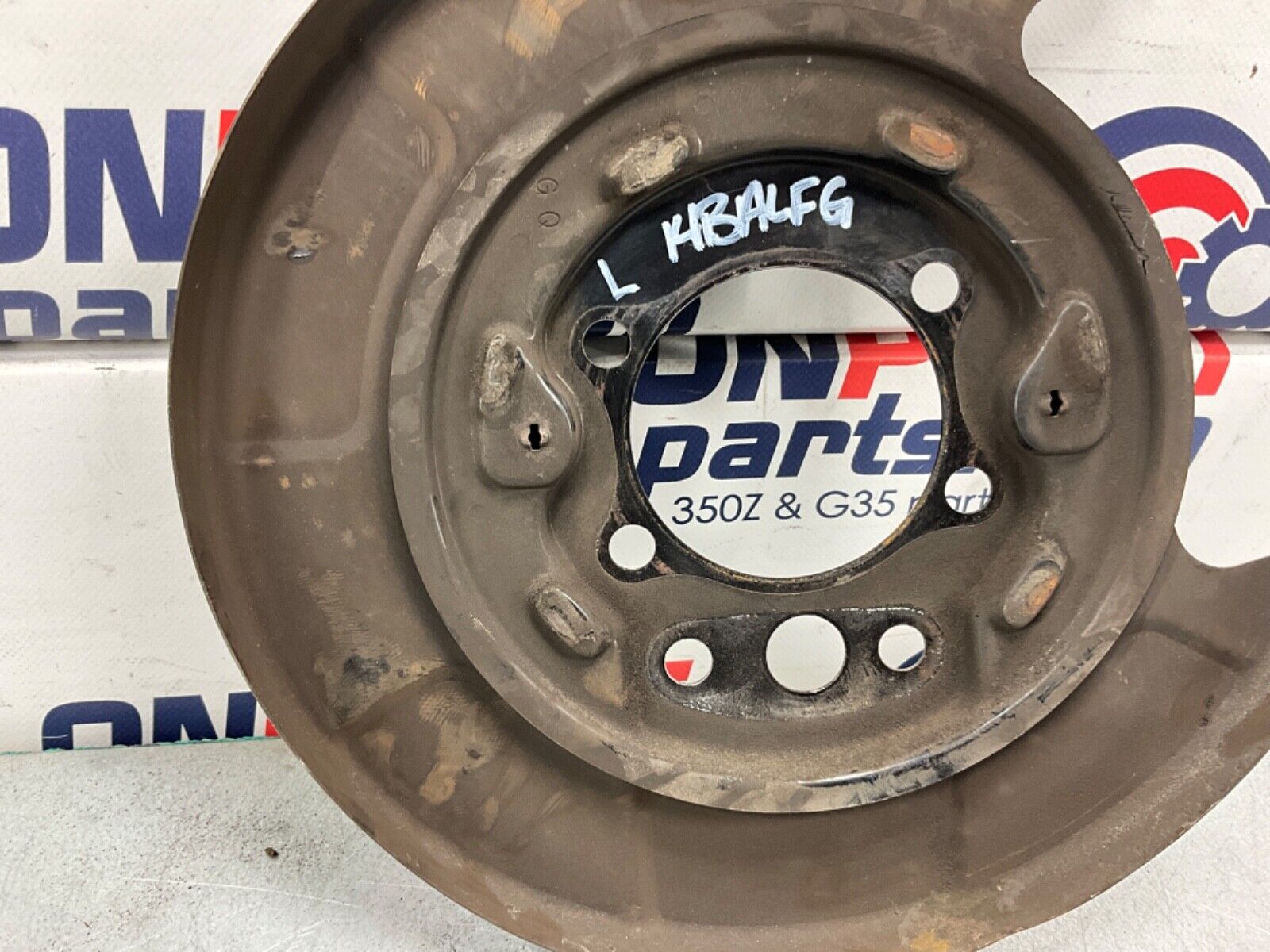 2004 Nissan Z33 350Z Driver Left Rear Brake Dust Shield Baffle Plate OEM 14BALFG - On Point Parts Inc