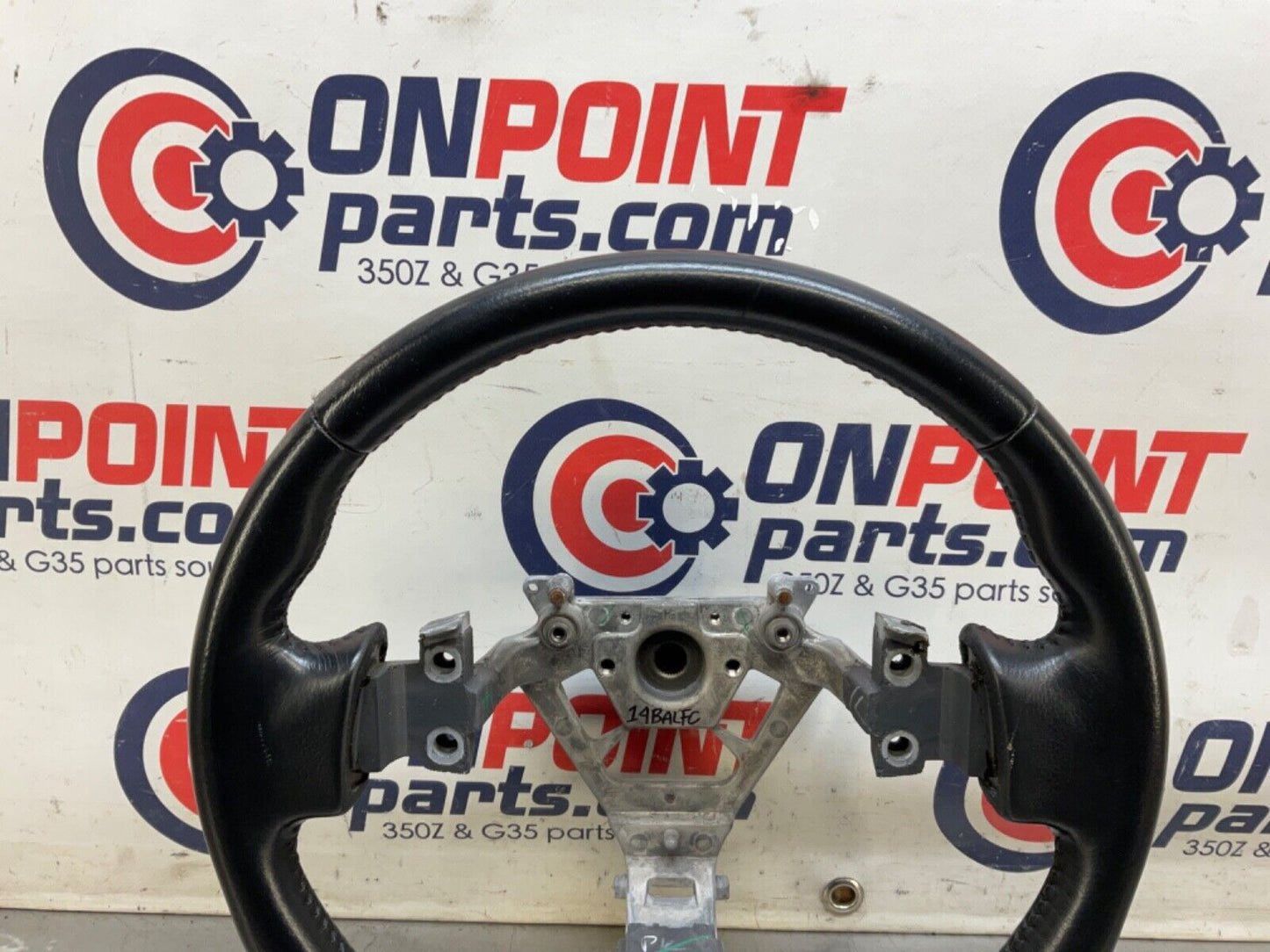 2004 Nissan Z33 350Z Leather Steering Wheel OEM 14BALFC - On Point Parts Inc