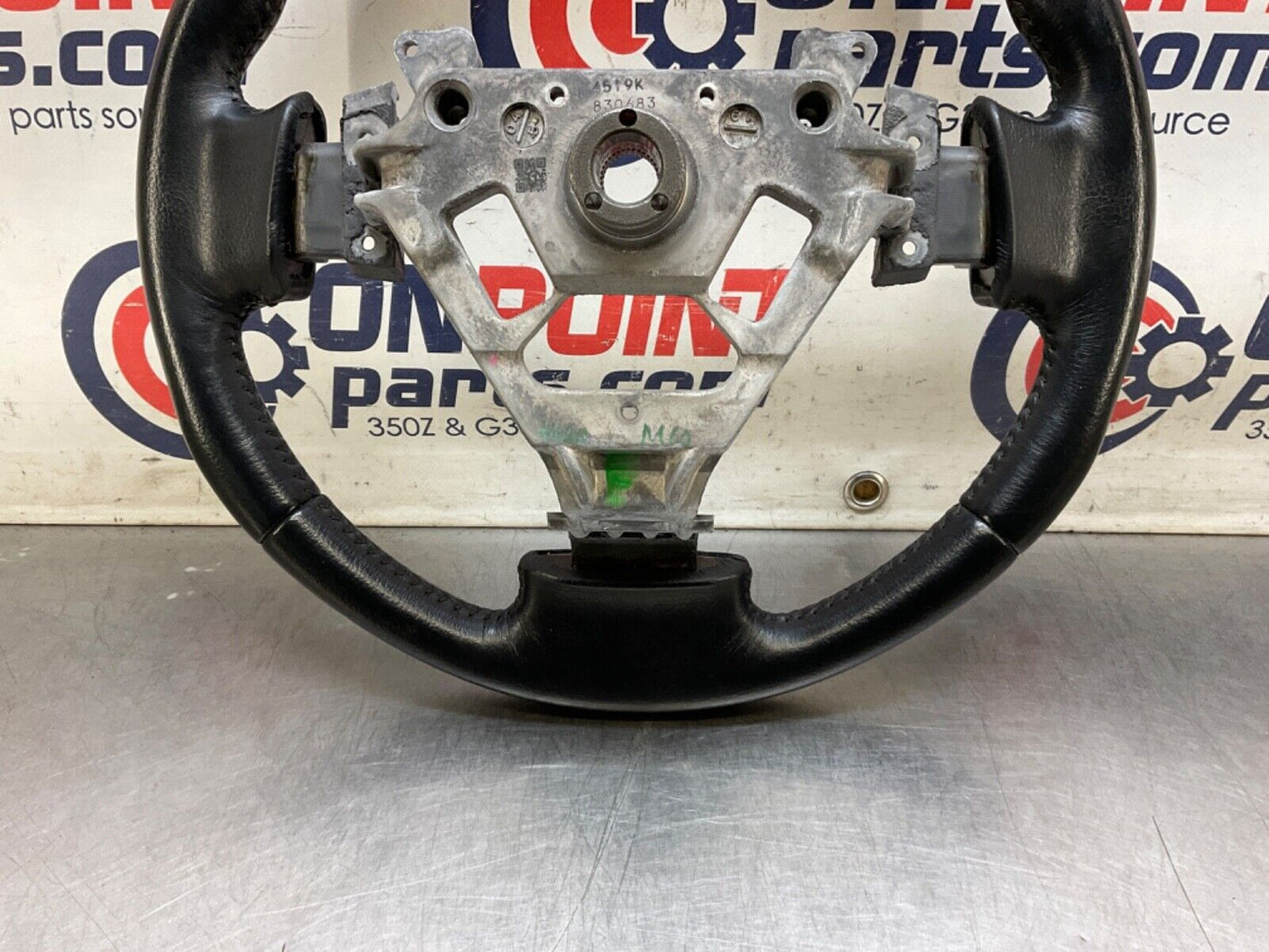 2004 Nissan Z33 350Z Leather Steering Wheel OEM 14BALFC - On Point Parts Inc