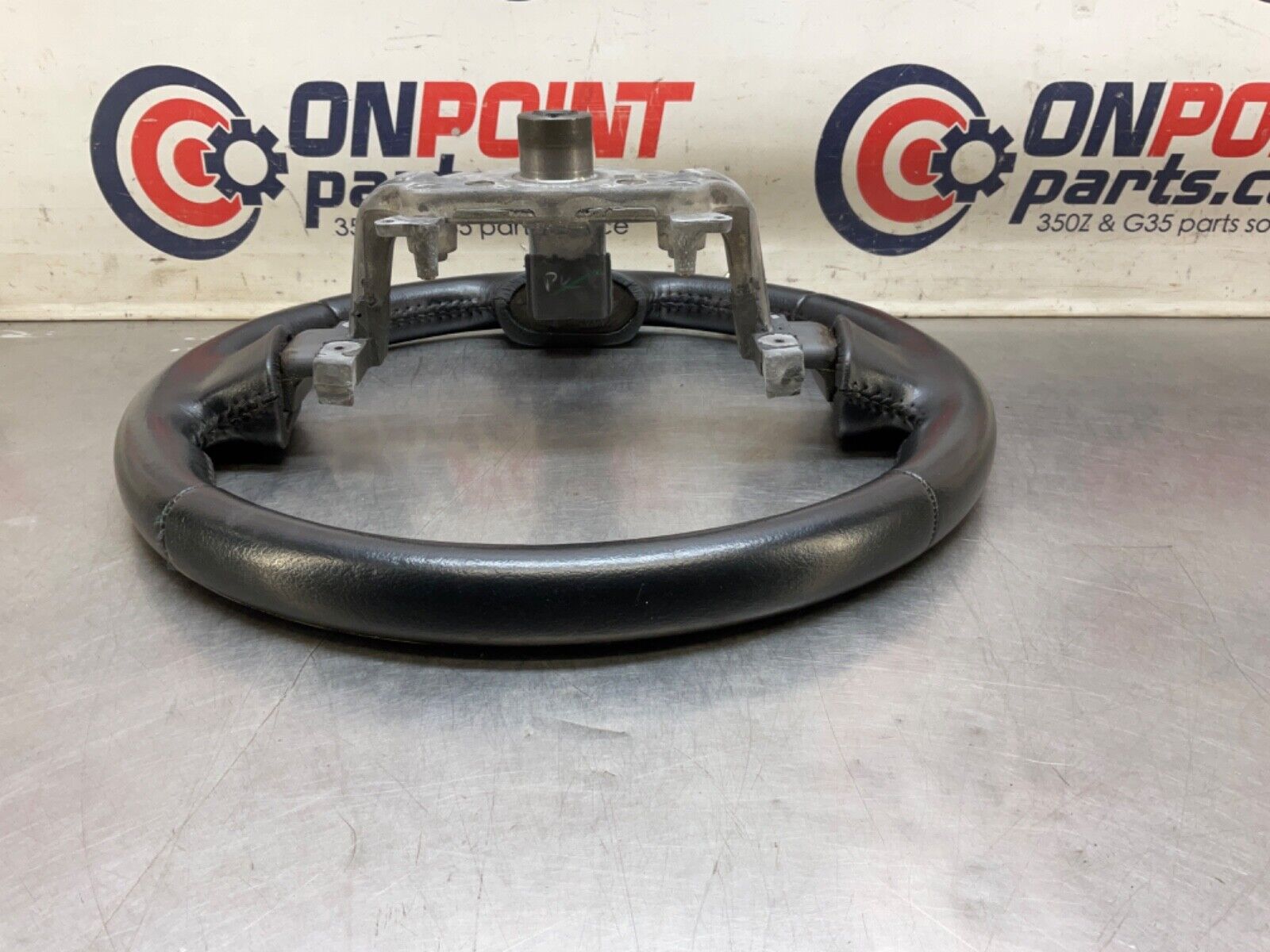 2004 Nissan Z33 350Z Leather Steering Wheel OEM 14BALFC - On Point Parts Inc