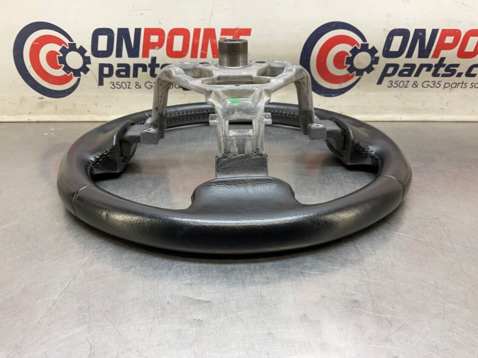 2004 Nissan Z33 350Z Leather Steering Wheel OEM 14BALFC - On Point Parts Inc