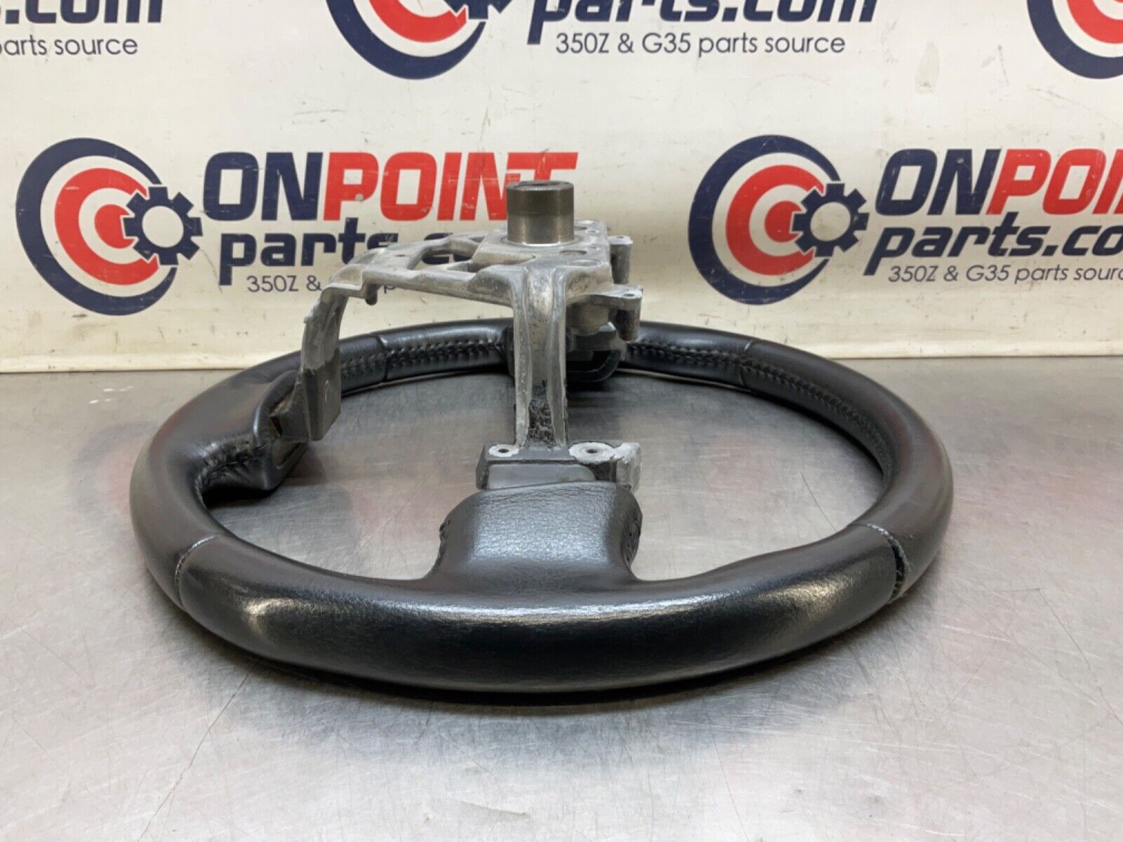 2004 Nissan Z33 350Z Leather Steering Wheel OEM 14BALFC - On Point Parts Inc