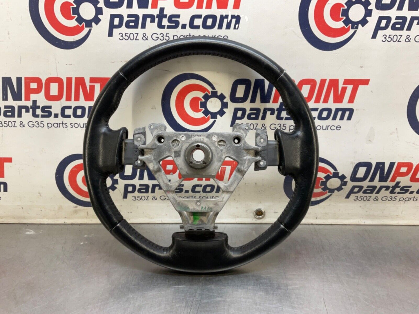 2004 Nissan Z33 350Z Leather Steering Wheel OEM 14BALFC - On Point Parts Inc