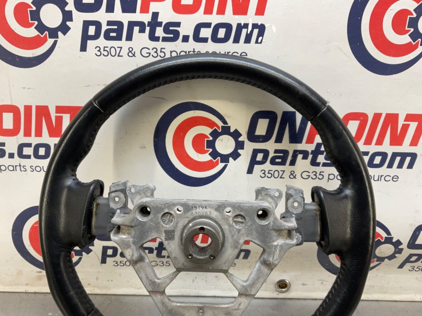 2004 Nissan Z33 350Z Leather Steering Wheel OEM 14BALFC - On Point Parts Inc