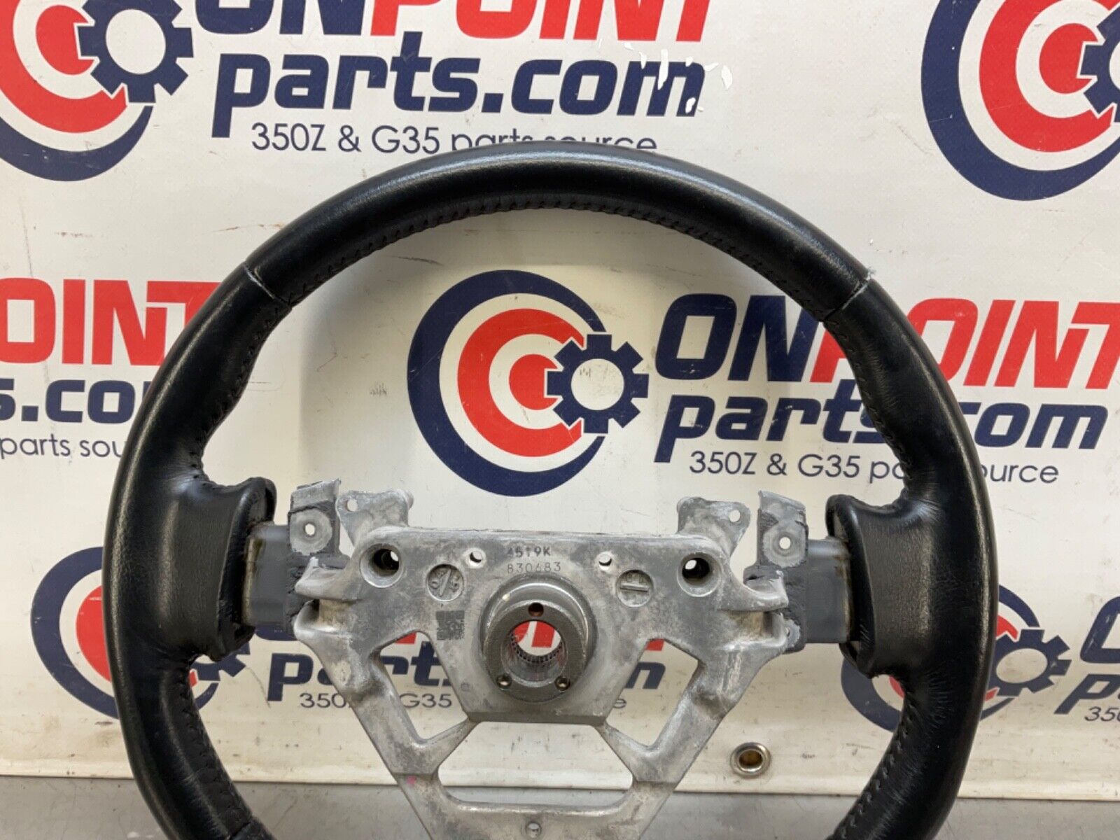 2004 Nissan Z33 350Z Leather Steering Wheel OEM 14BALFC - On Point Parts Inc