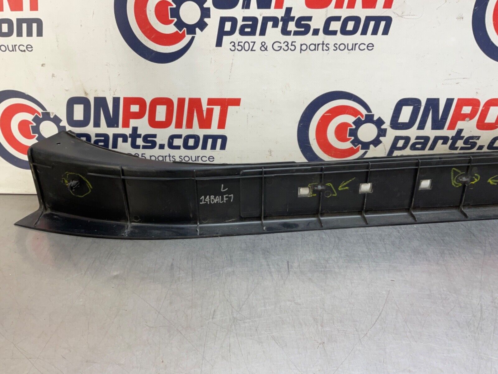 2004 Nissan Z33 350Z Driver Left Door Threshold Kick Plate Trim  OEM 14BALF7 - On Point Parts Inc