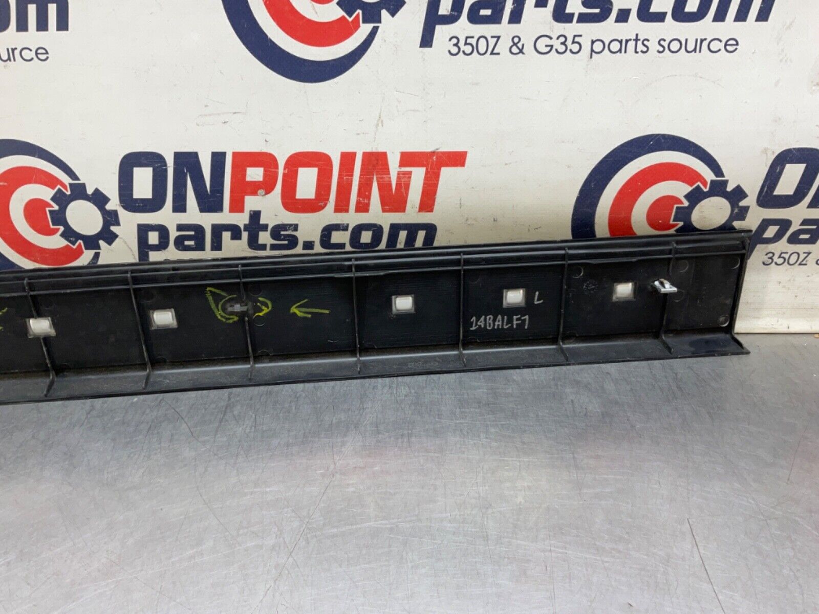 2004 Nissan Z33 350Z Driver Left Door Threshold Kick Plate Trim  OEM 14BALF7 - On Point Parts Inc