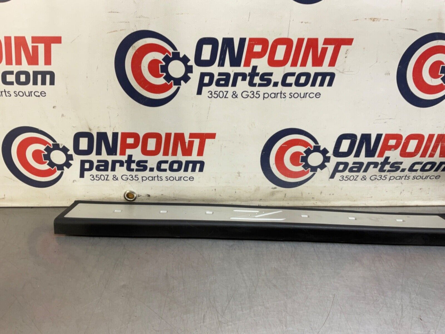 2004 Nissan Z33 350Z Driver Left Door Threshold Kick Plate Trim  OEM 14BALF7 - On Point Parts Inc