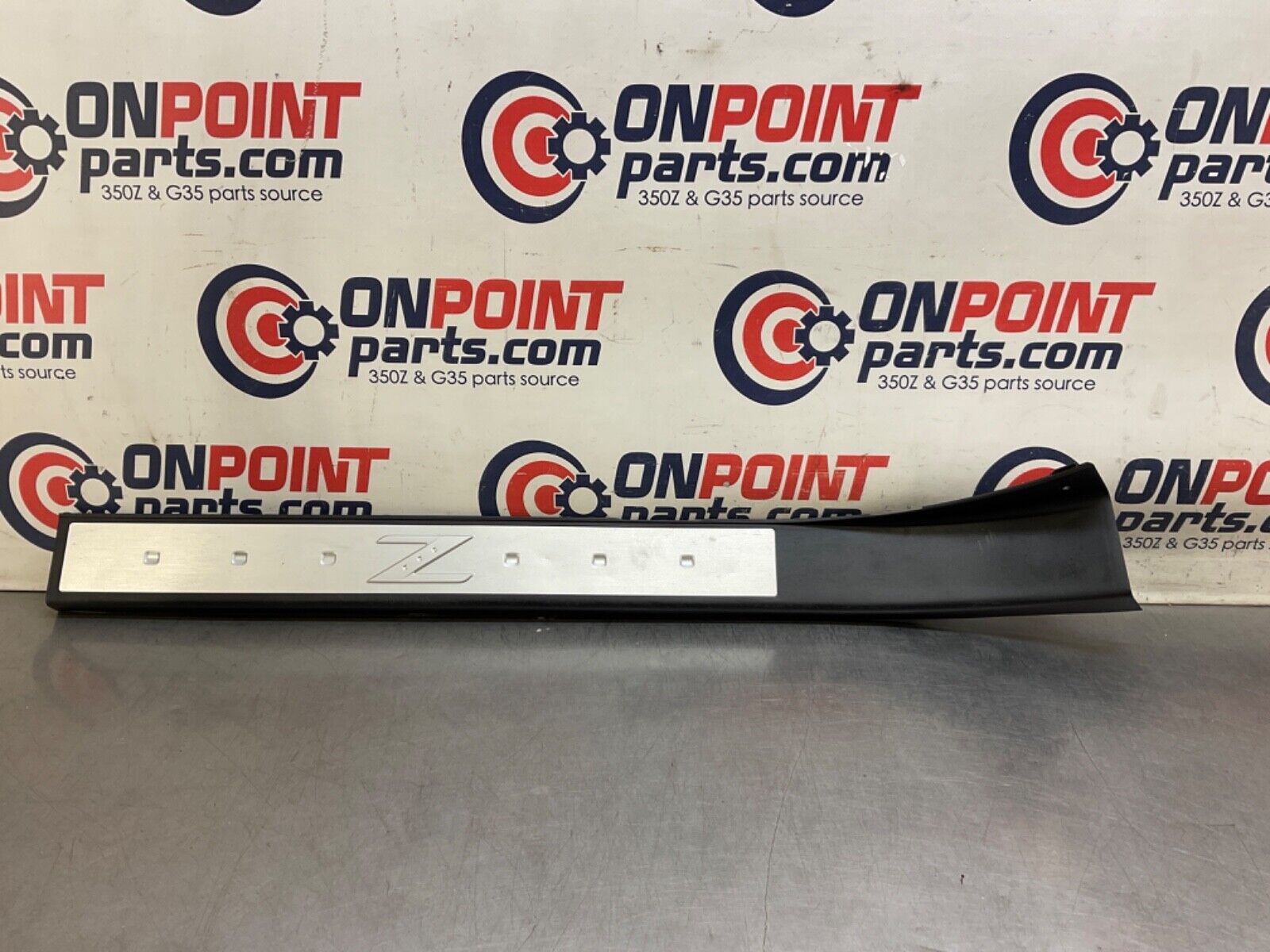 2004 Nissan Z33 350Z Driver Left Door Threshold Kick Plate Trim  OEM 14BALF7 - On Point Parts Inc