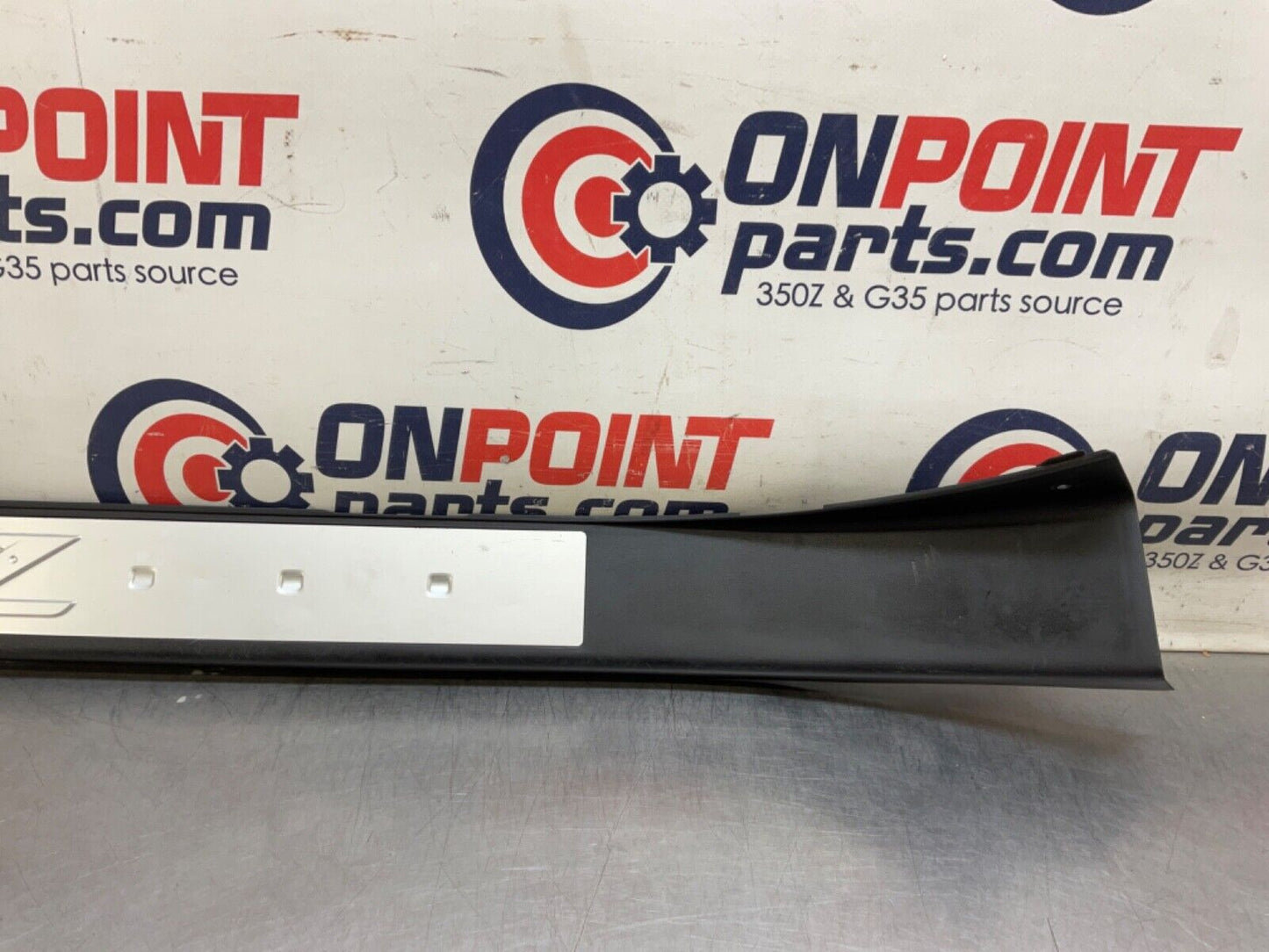 2004 Nissan Z33 350Z Driver Left Door Threshold Kick Plate Trim  OEM 14BALF7 - On Point Parts Inc