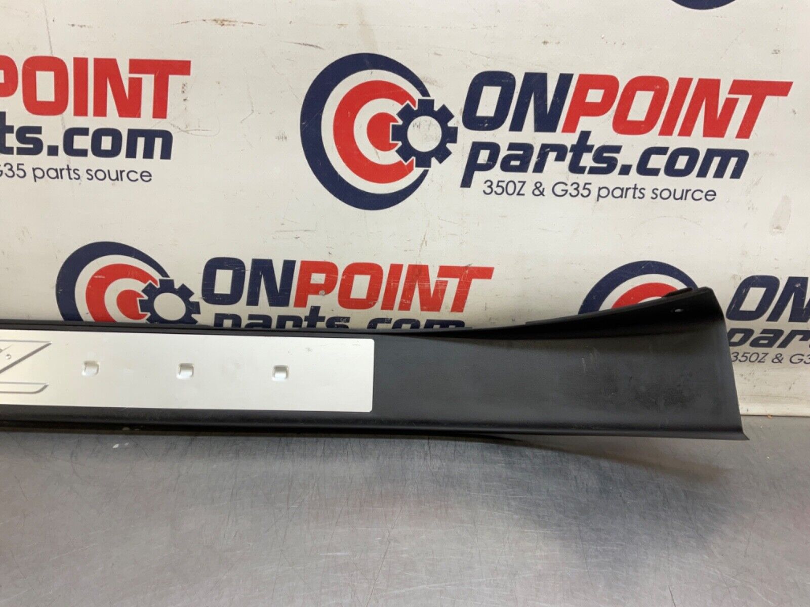 2004 Nissan Z33 350Z Driver Left Door Threshold Kick Plate Trim  OEM 14BALF7 - On Point Parts Inc