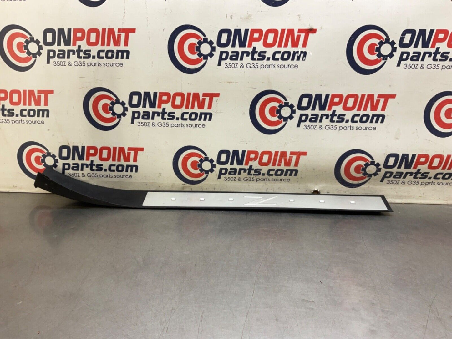 2004 Nissan Z33 350Z Driver Left Door Threshold Kick Plate Trim  OEM 14BALF7 - On Point Parts Inc