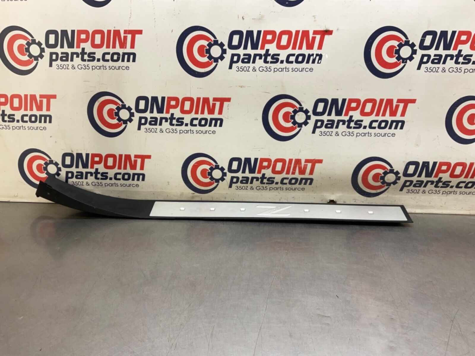 2004 Nissan Z33 350Z Driver Left Door Threshold Kick Plate Trim  OEM 14BALF7 - On Point Parts Inc