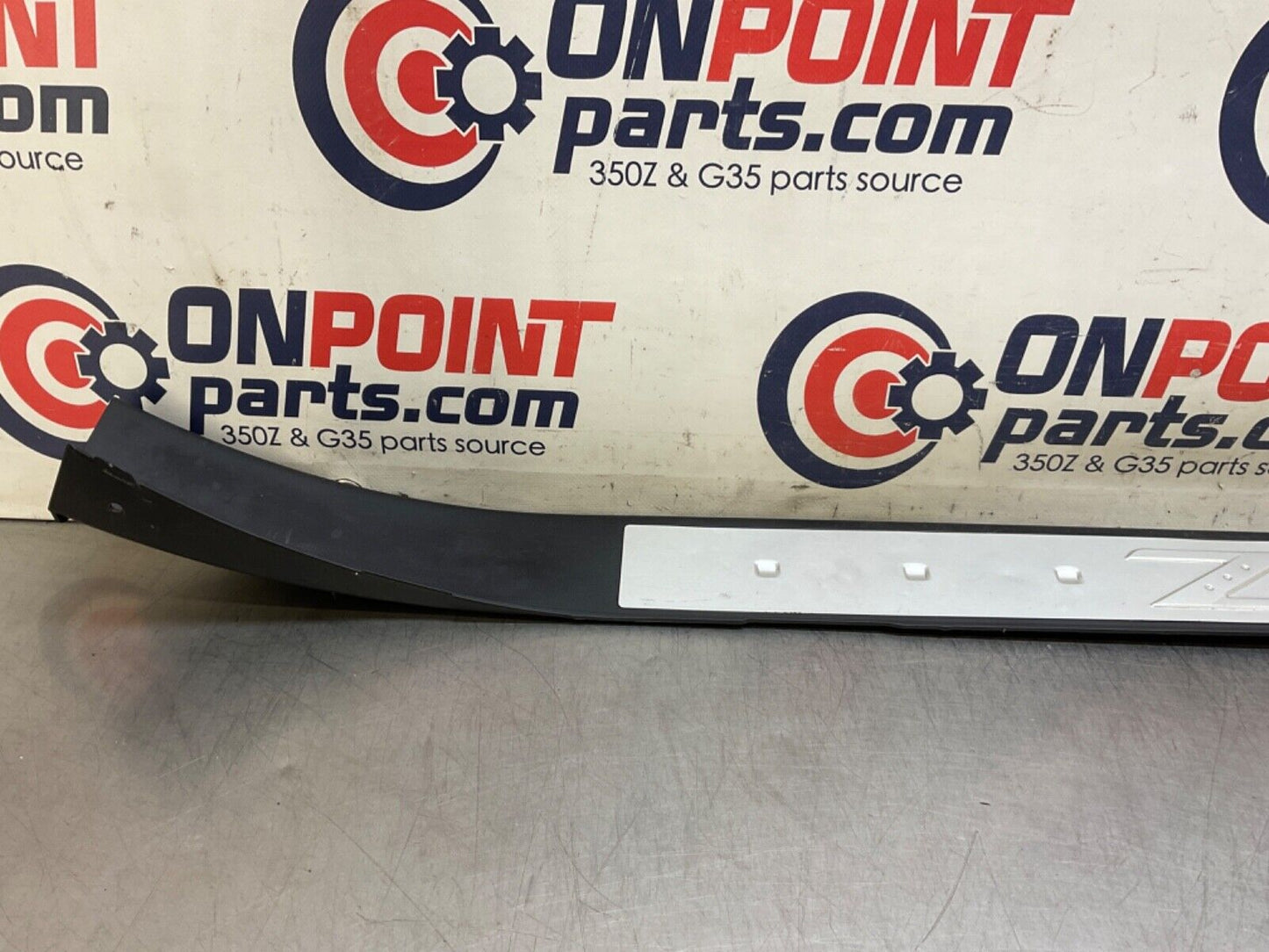 2004 Nissan Z33 350Z Driver Left Door Threshold Kick Plate Trim  OEM 14BALF7 - On Point Parts Inc