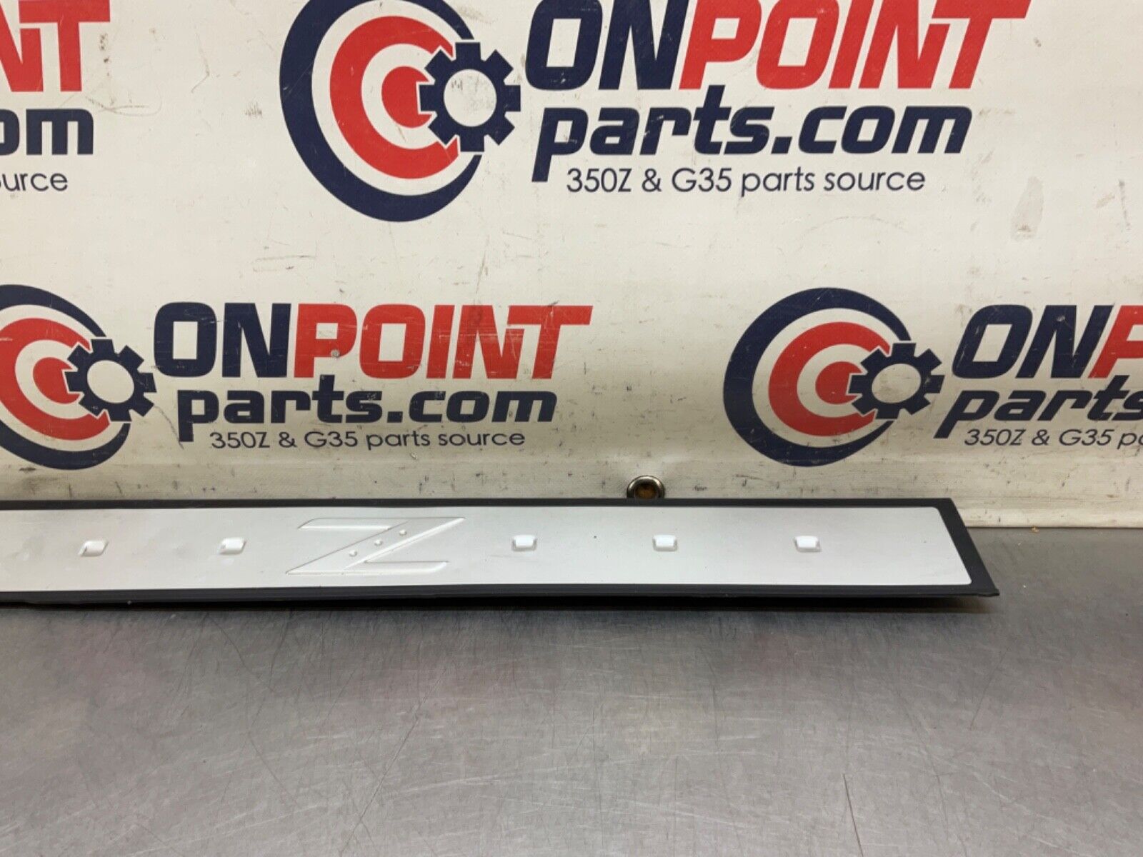 2004 Nissan Z33 350Z Driver Left Door Threshold Kick Plate Trim  OEM 14BALF7 - On Point Parts Inc