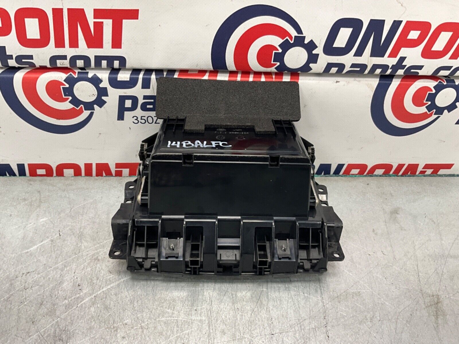 2004 Nissan Z33 350Z Front Center Dash Storage Cubby with Lid OEM 14BALFC - On Point Parts Inc