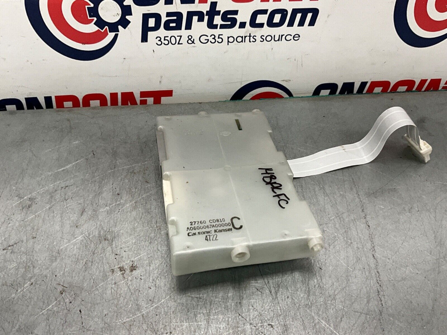 2004 Nissan Z33 350Z HVAC Climate Control Module CCM 27760 OEM 14BALFC - On Point Parts Inc