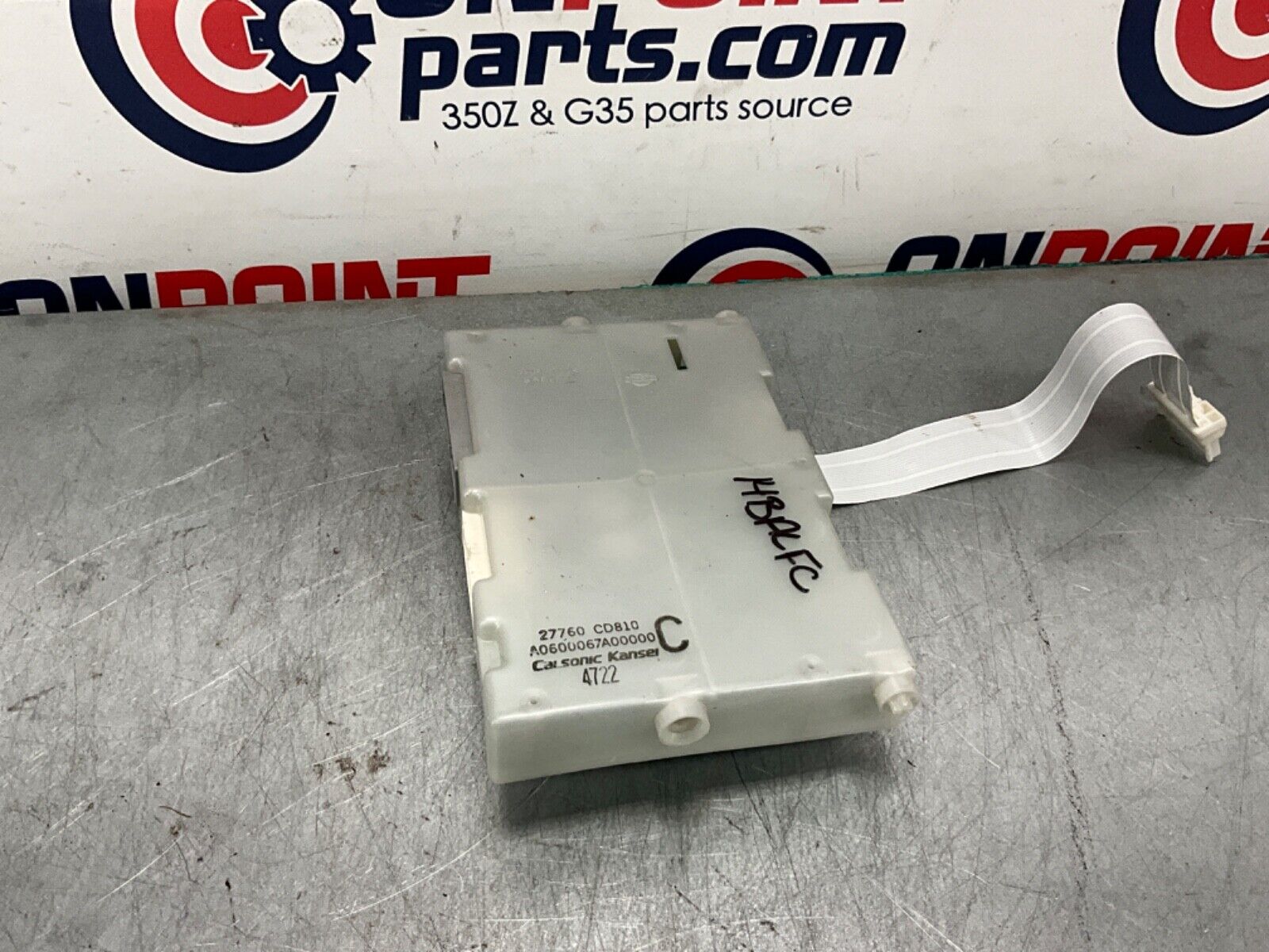 2004 Nissan Z33 350Z HVAC Climate Control Module CCM 27760 OEM 14BALFC - On Point Parts Inc