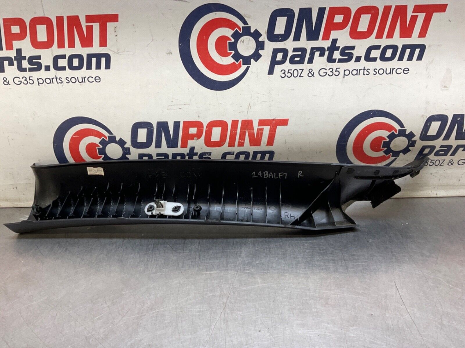 2004 Nissan Z33 350Z Passenger Right Interior A Pillar Trim 76911 OEM 14BALF7 - On Point Parts Inc