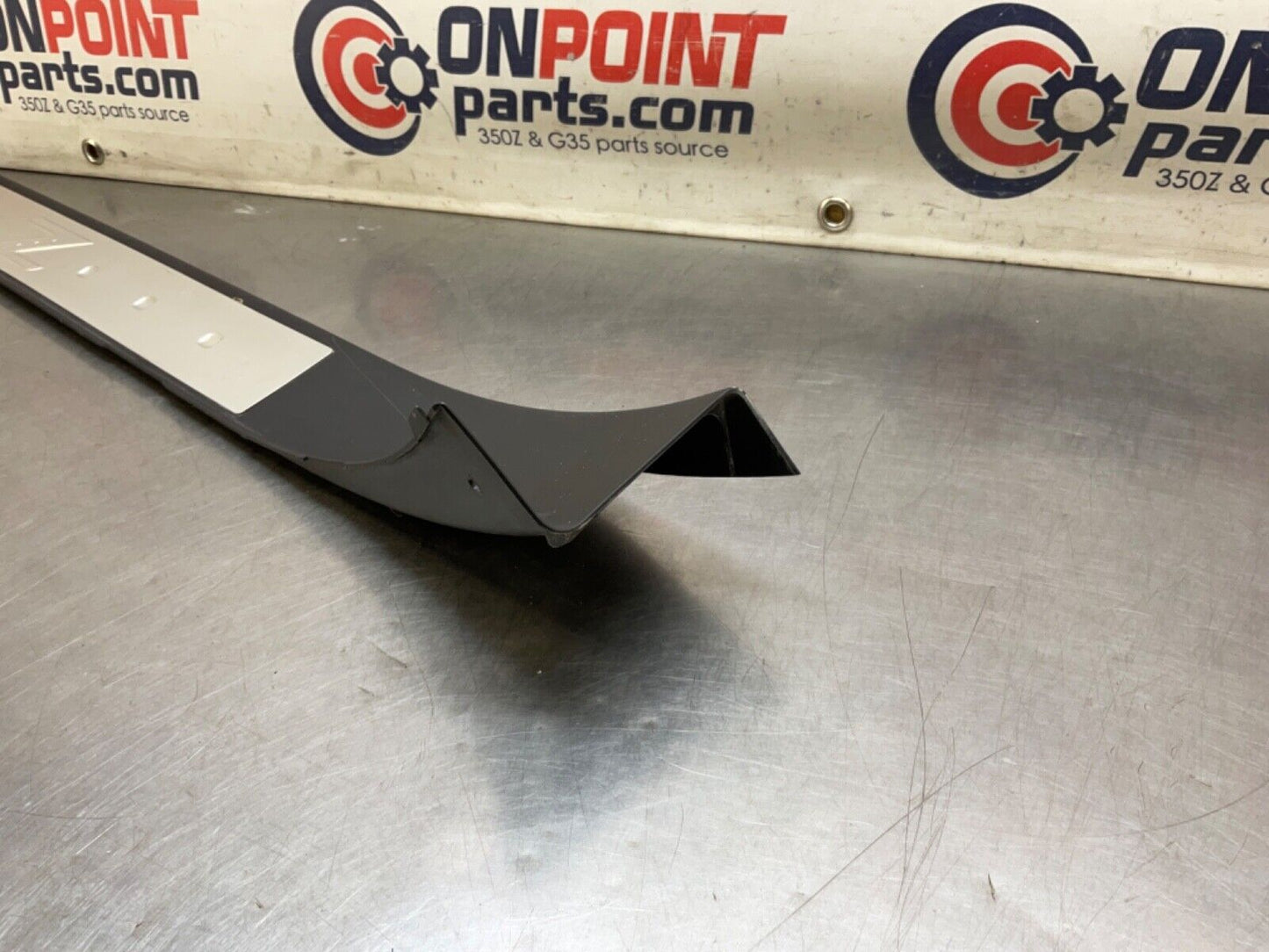 2004 Nissan Z33 350Z Passenger Right Door Threshold Kickplate Trim  OEM 14BALF7 - On Point Parts Inc