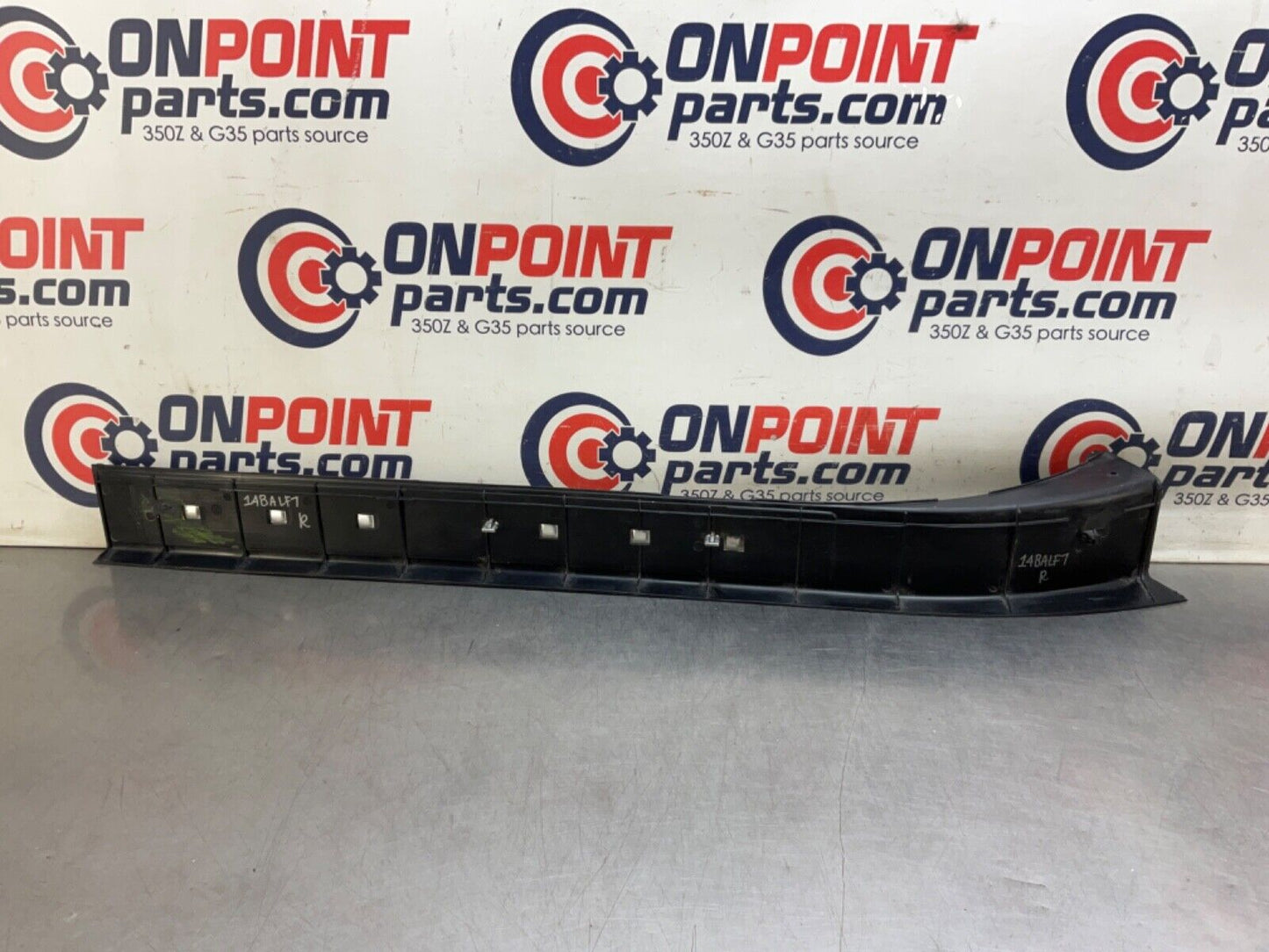 2004 Nissan Z33 350Z Passenger Right Door Threshold Kickplate Trim  OEM 14BALF7 - On Point Parts Inc