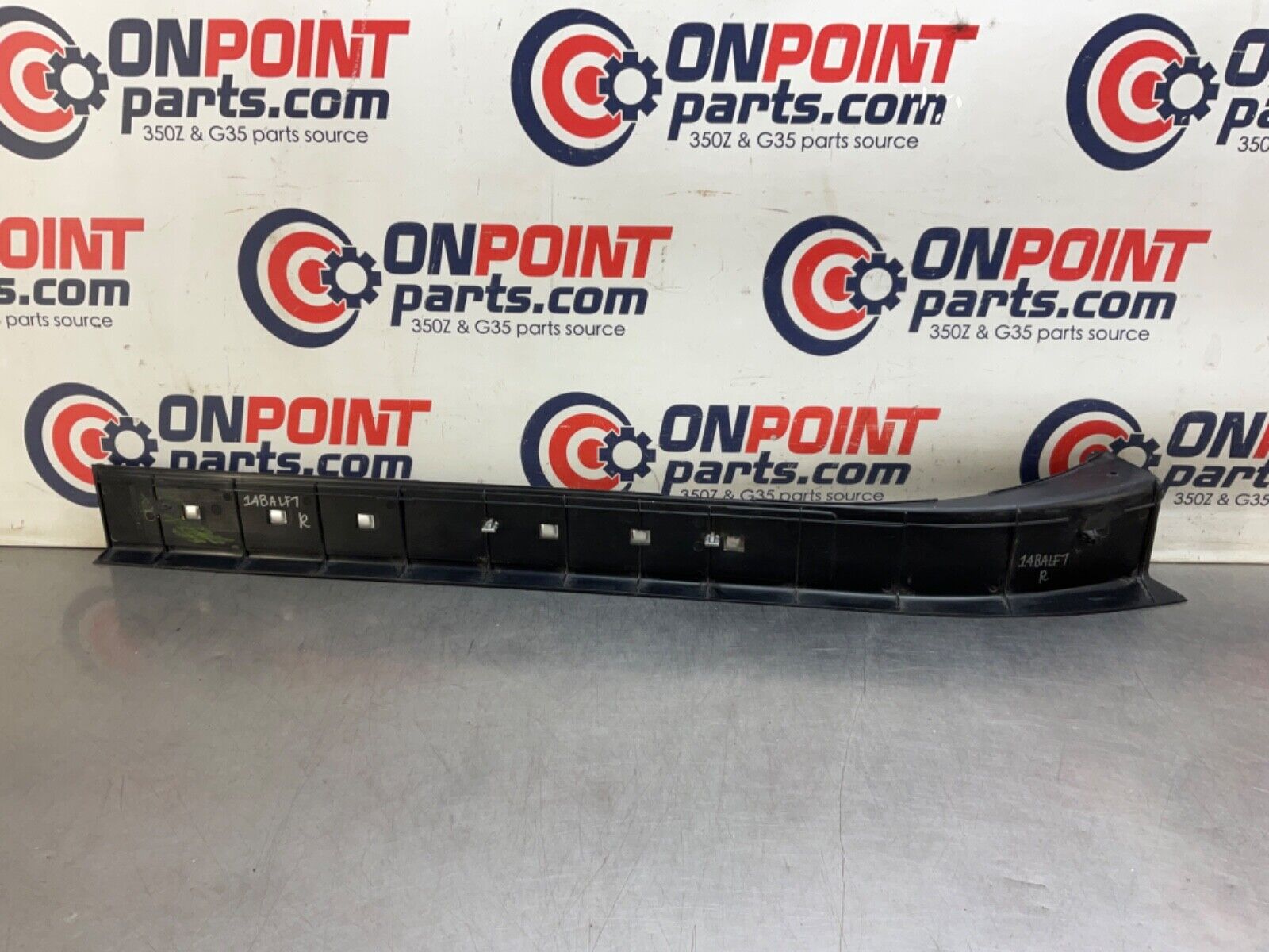 2004 Nissan Z33 350Z Passenger Right Door Threshold Kickplate Trim  OEM 14BALF7 - On Point Parts Inc