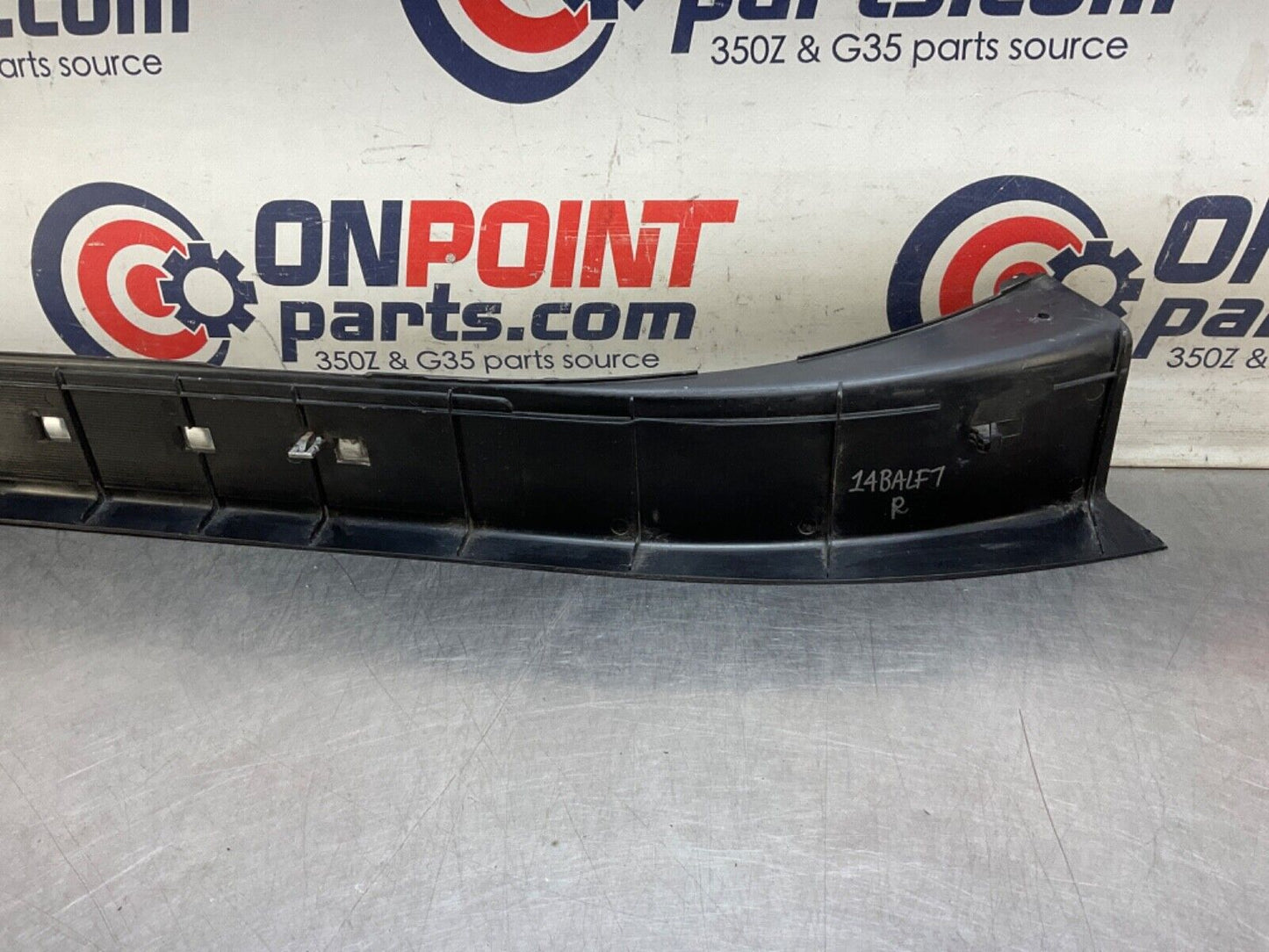 2004 Nissan Z33 350Z Passenger Right Door Threshold Kickplate Trim  OEM 14BALF7 - On Point Parts Inc