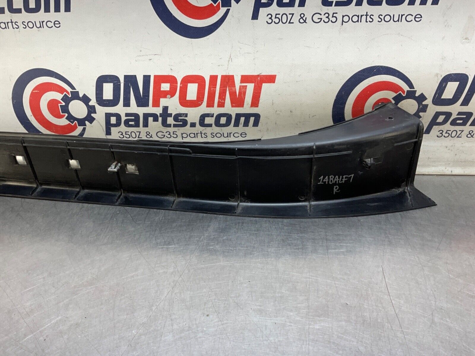 2004 Nissan Z33 350Z Passenger Right Door Threshold Kickplate Trim  OEM 14BALF7 - On Point Parts Inc