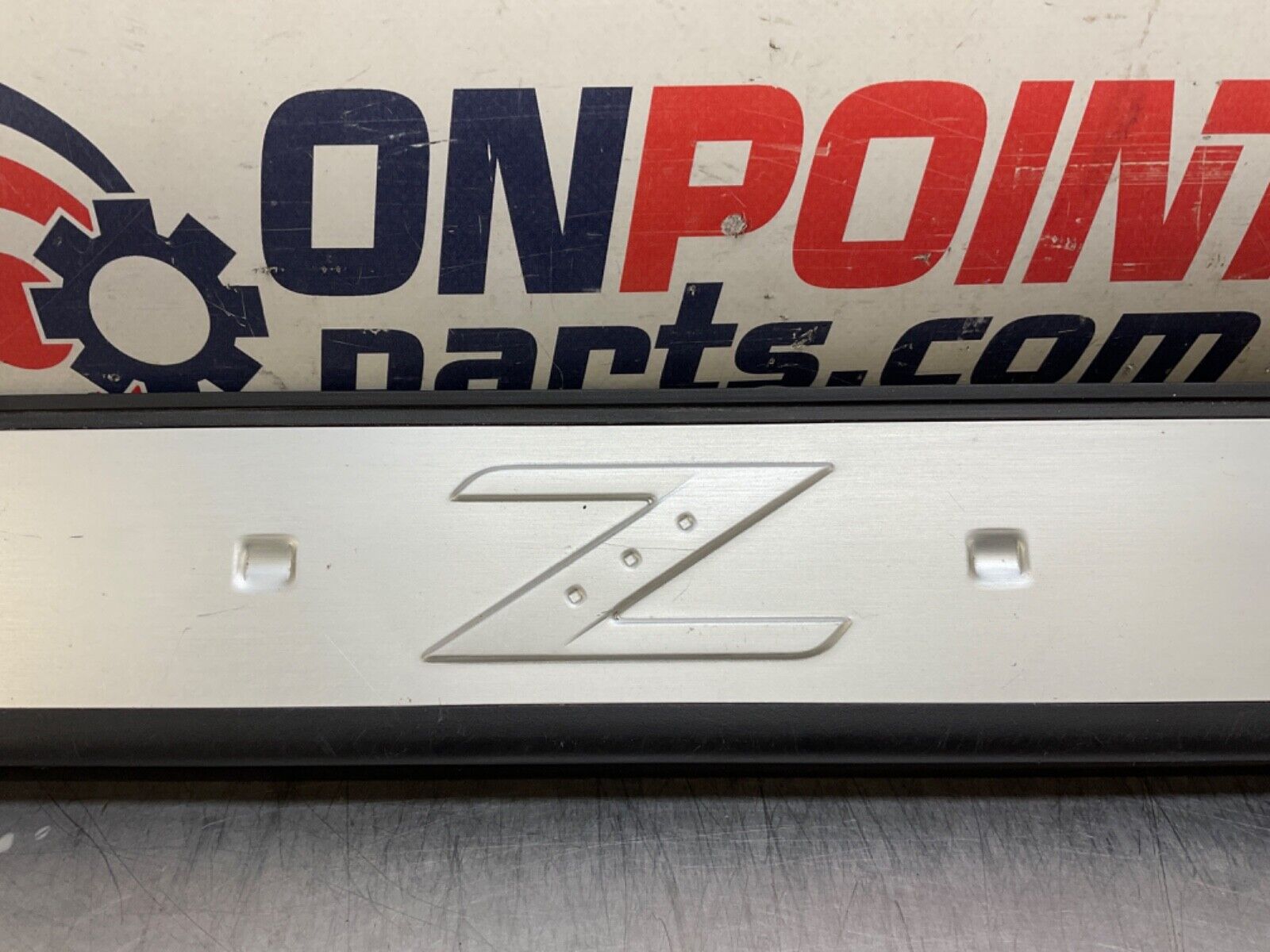 2004 Nissan Z33 350Z Passenger Right Door Threshold Kickplate Trim  OEM 14BALF7 - On Point Parts Inc