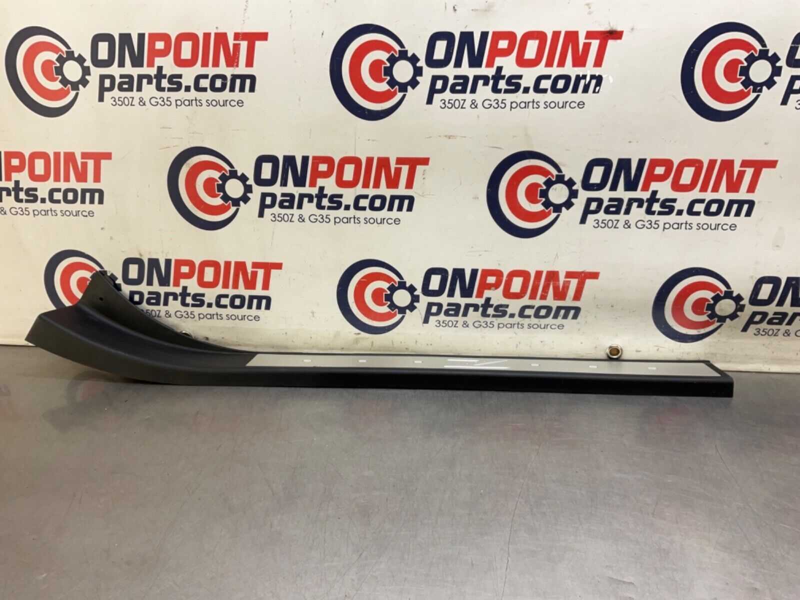 2004 Nissan Z33 350Z Passenger Right Door Threshold Kickplate Trim  OEM 14BALF7 - On Point Parts Inc