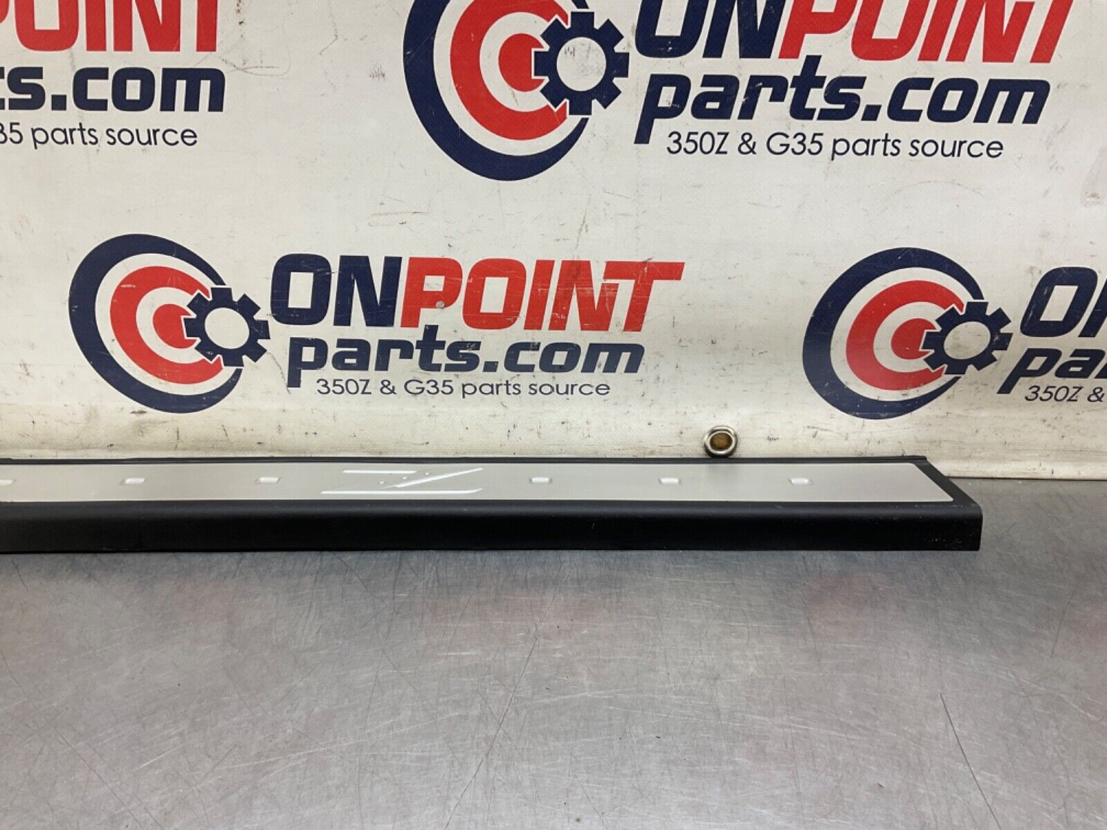 2004 Nissan Z33 350Z Passenger Right Door Threshold Kickplate Trim  OEM 14BALF7 - On Point Parts Inc